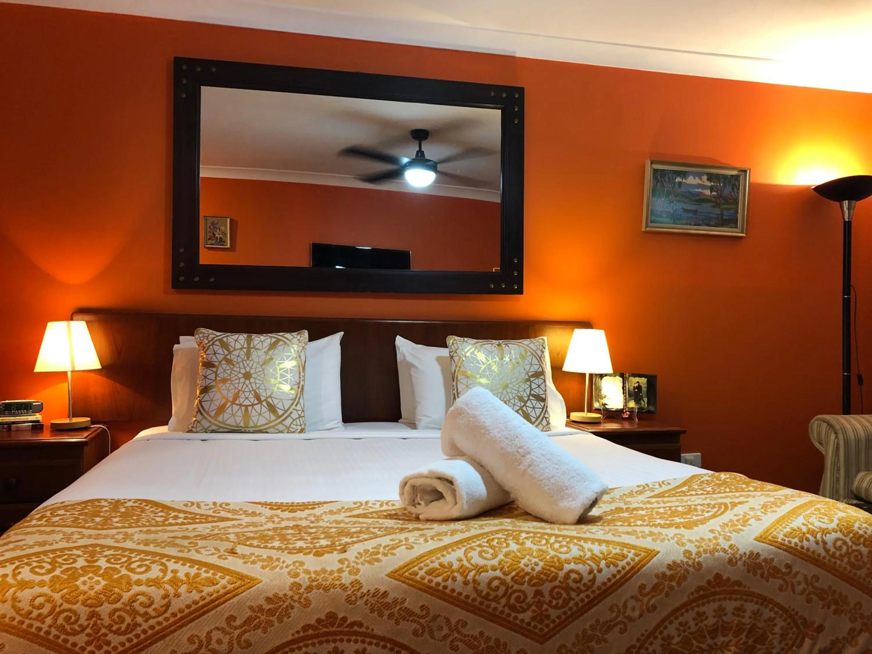 Bed in Aussie Rest Motel