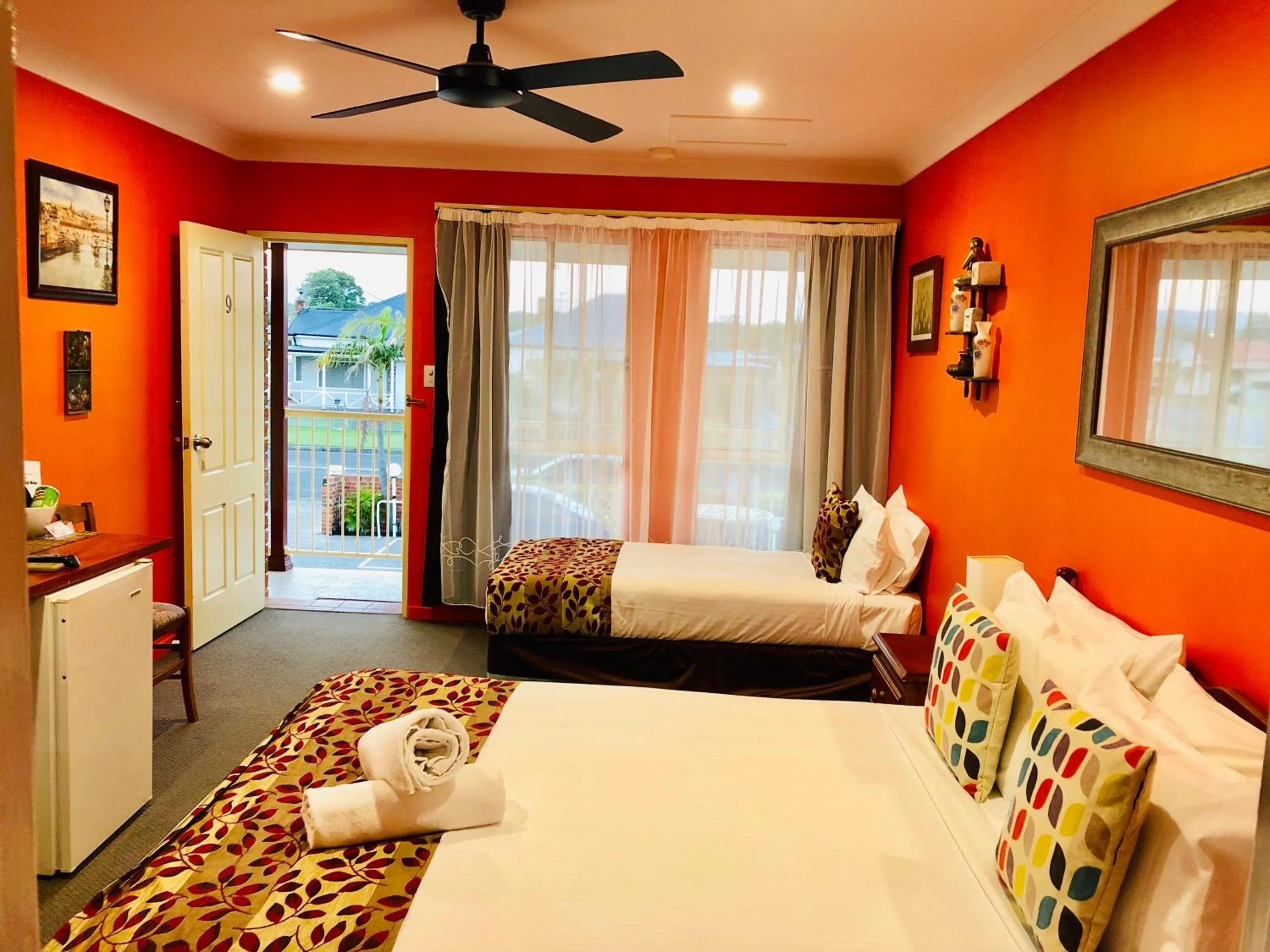 Bed in Aussie Rest Motel