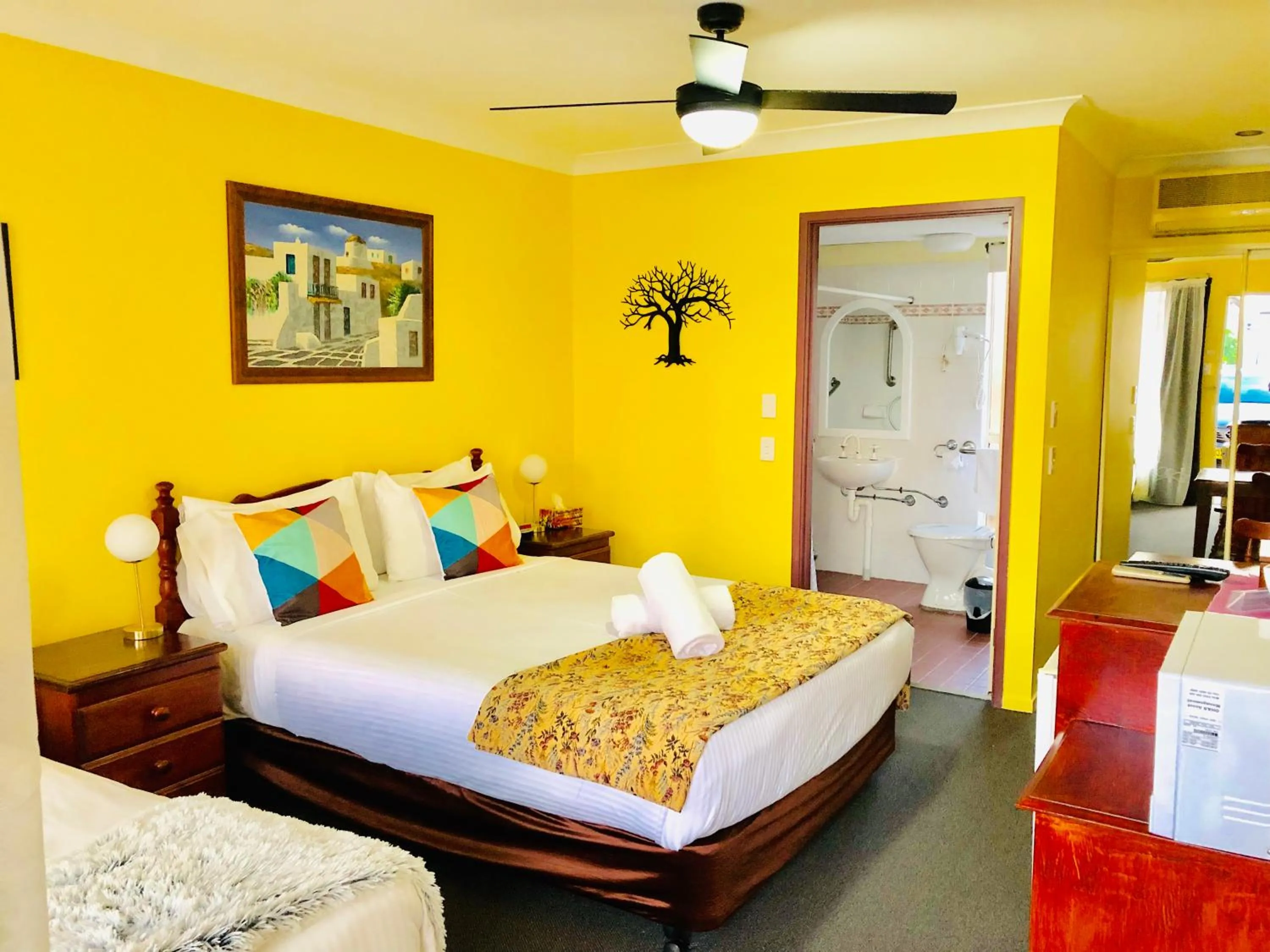 Bed in Aussie Rest Motel