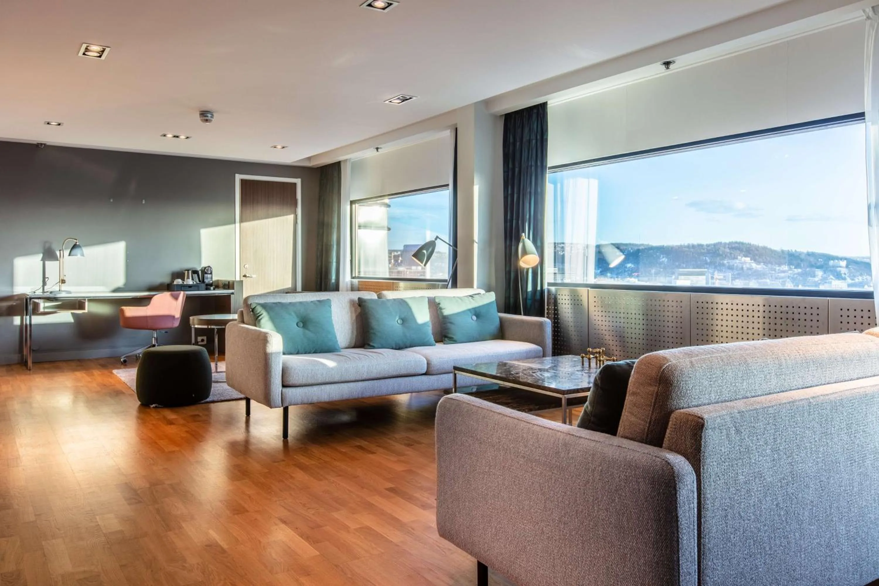 Living room in Radisson Blu Scandinavia Hotel, Oslo