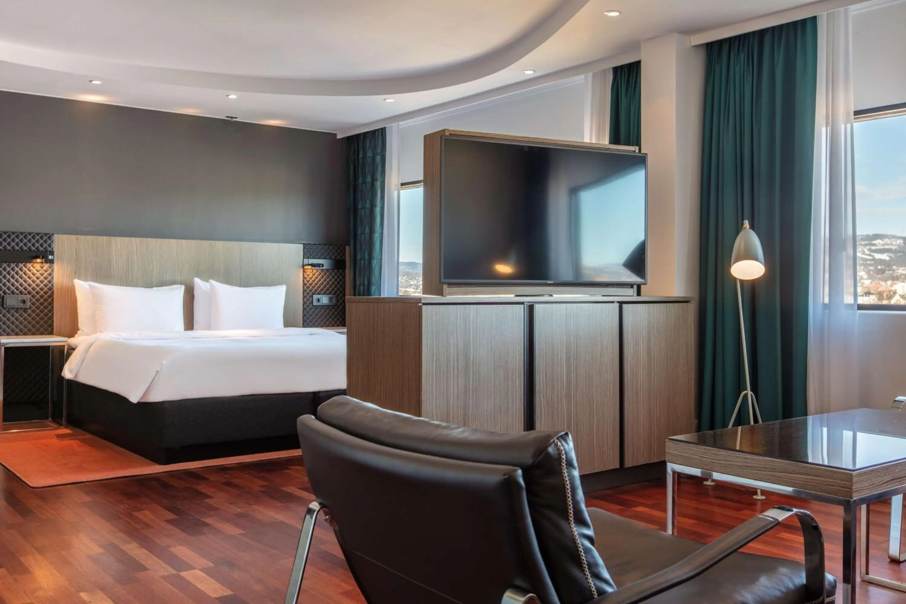 Photo of the whole room, Bed in Radisson Blu Scandinavia Hotel, Oslo