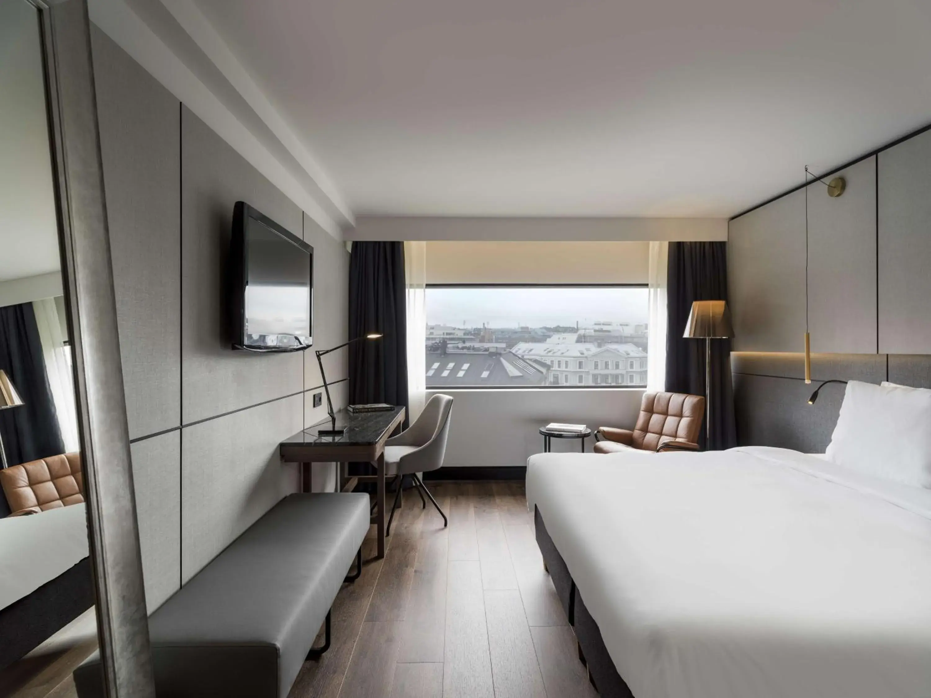 View (from property/room), Bed in Radisson Blu Scandinavia Hotel, Oslo View (from property/room), Bed in Radisson Blu Scandinavia Hotel, Oslo