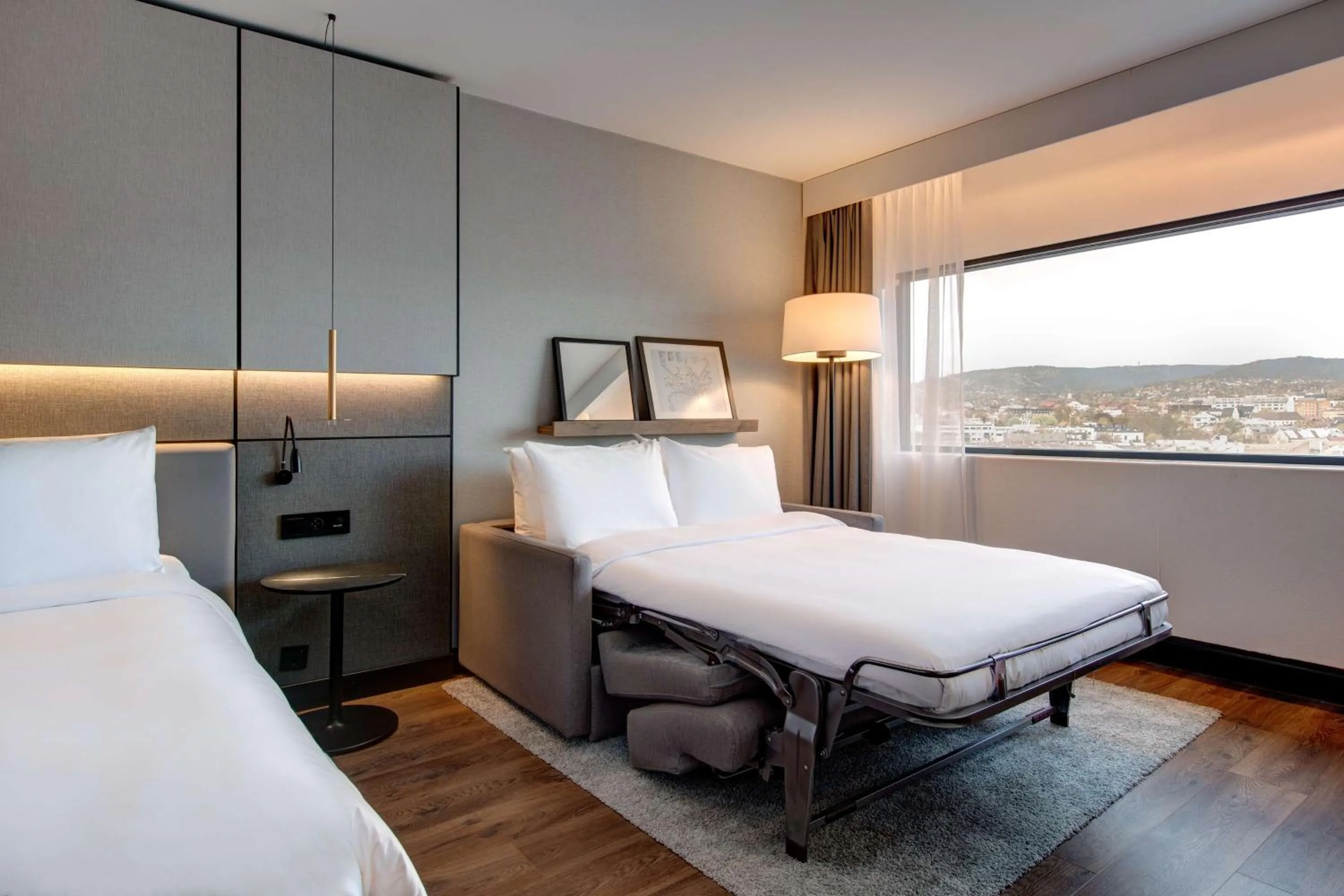 Photo of the whole room, Bed in Radisson Blu Scandinavia Hotel, Oslo