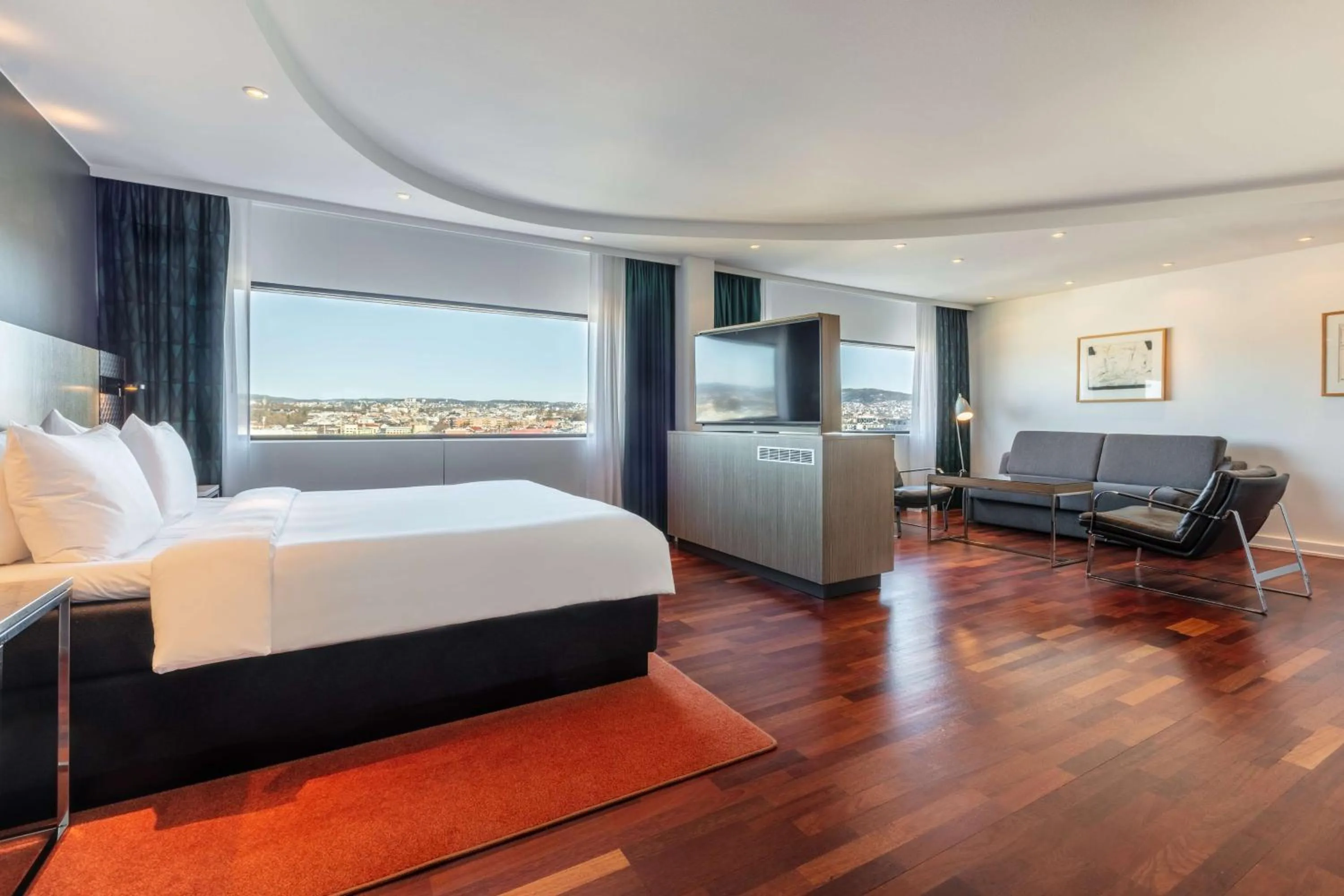 Photo of the whole room, Bed in Radisson Blu Scandinavia Hotel, Oslo