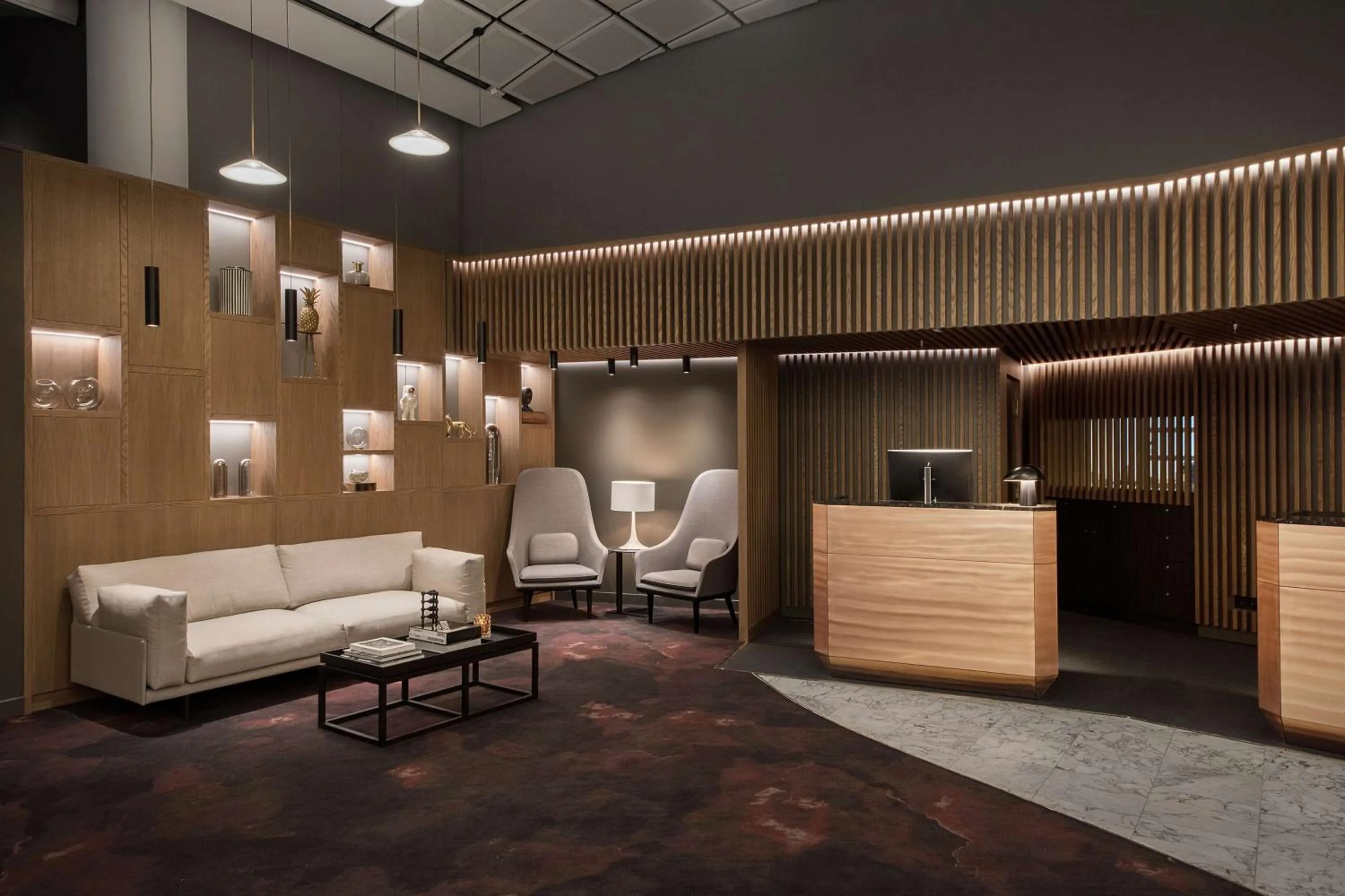 Lobby or reception in Radisson Blu Scandinavia Hotel, Oslo