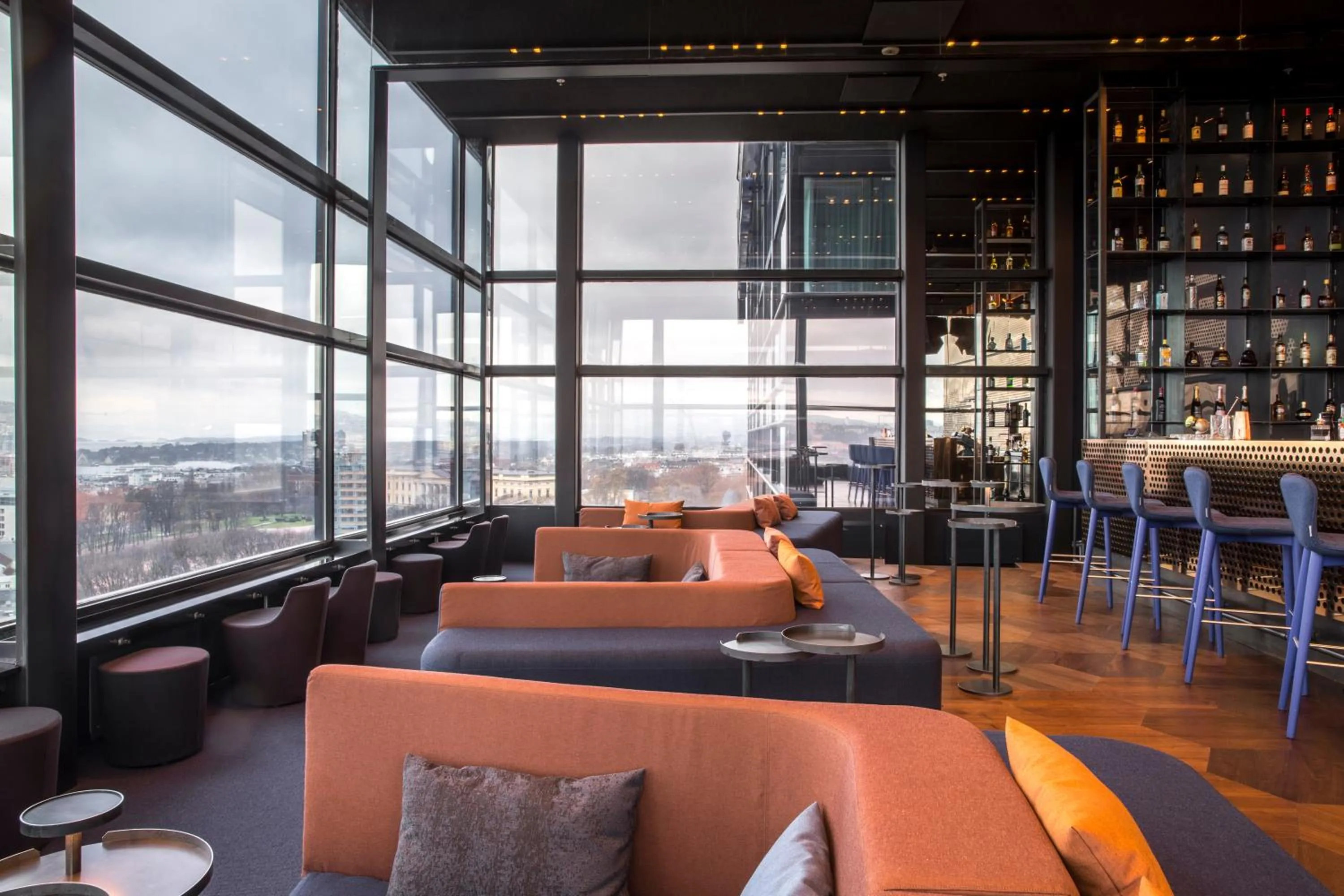 Lounge or bar in Radisson Blu Scandinavia Hotel, Oslo