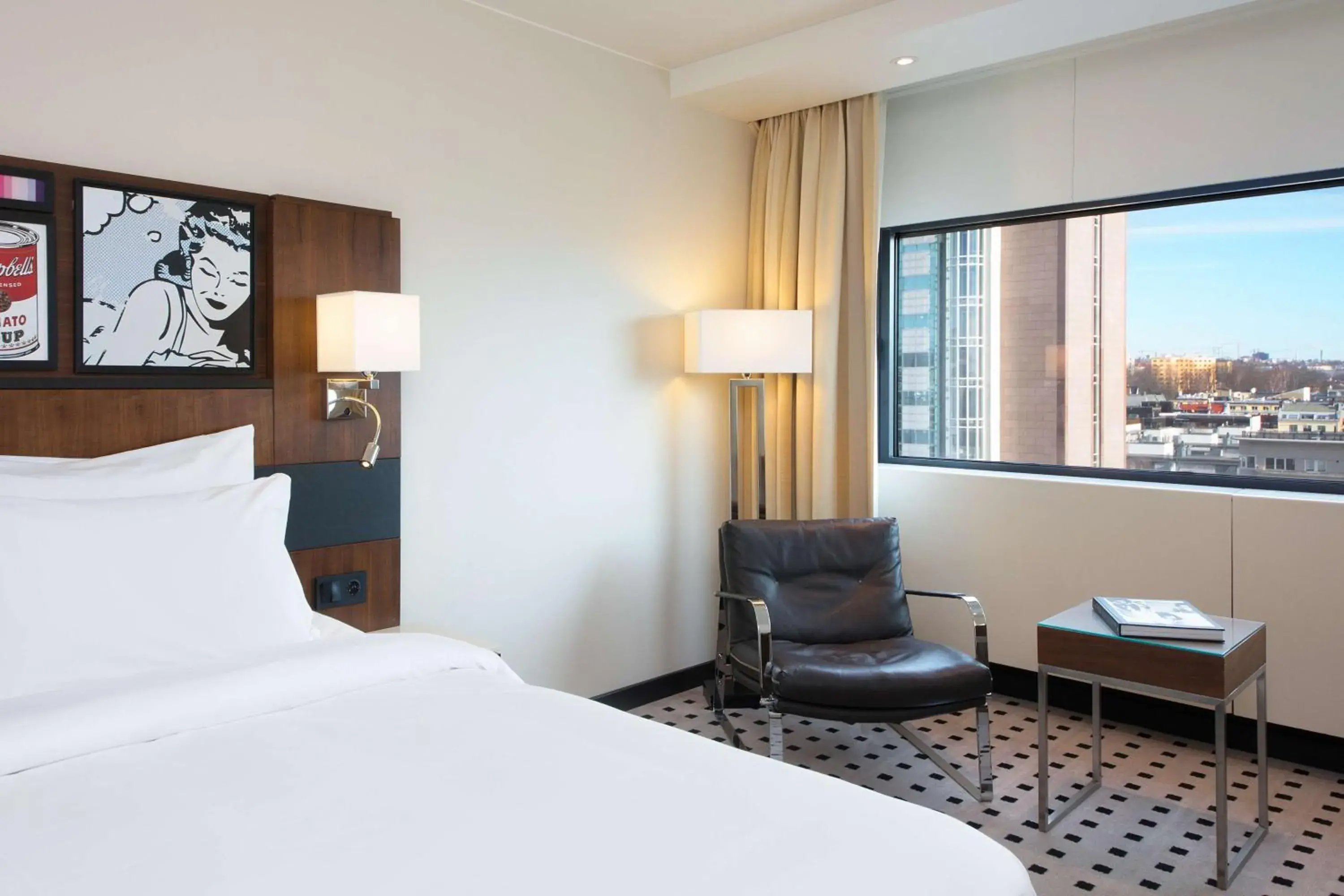 View (from property/room), Bed in Radisson Blu Scandinavia Hotel, Oslo View (from property/room), Bed in Radisson Blu Scandinavia Hotel, Oslo