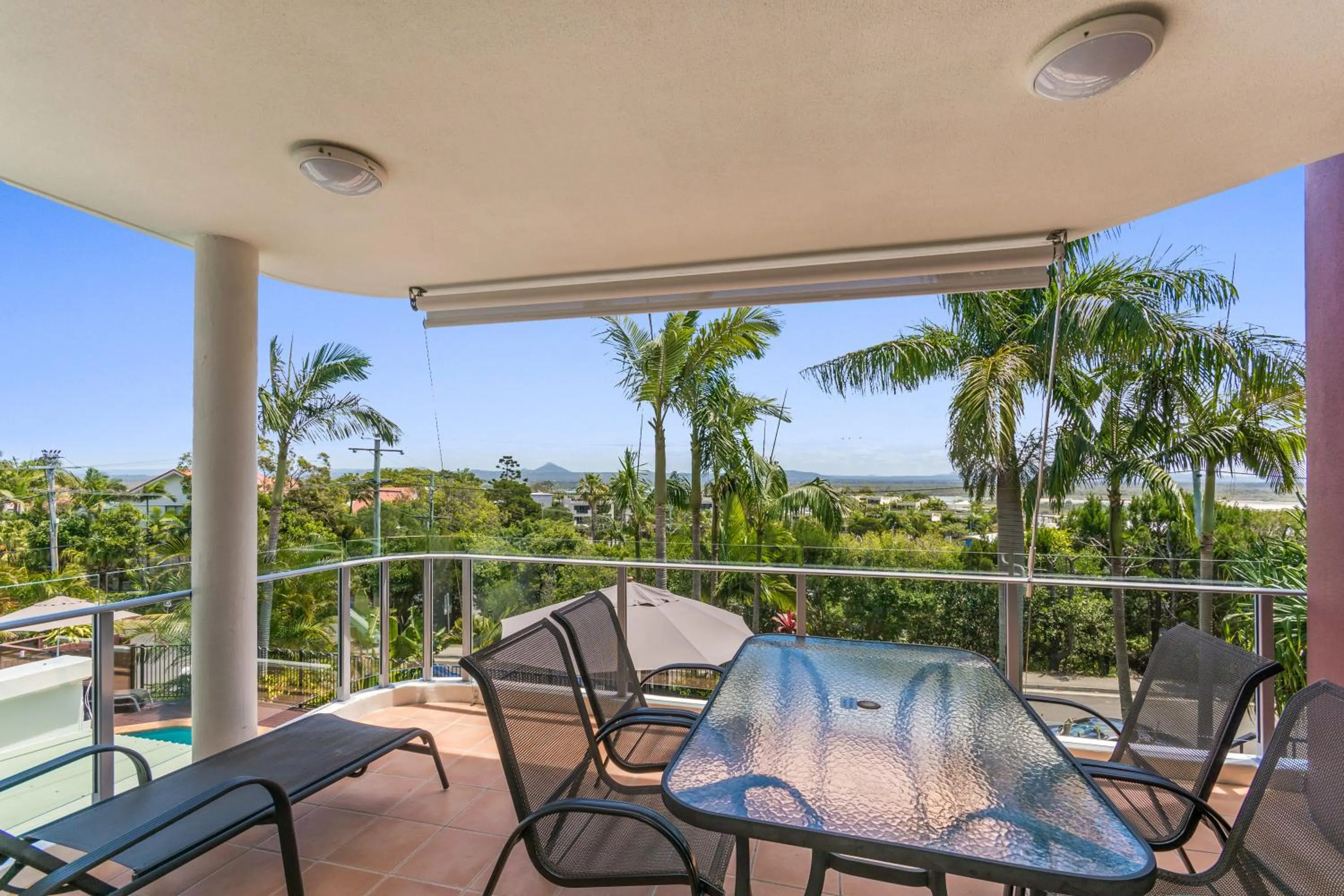 Balcony/Terrace in Bali Hai Apartments Noosa