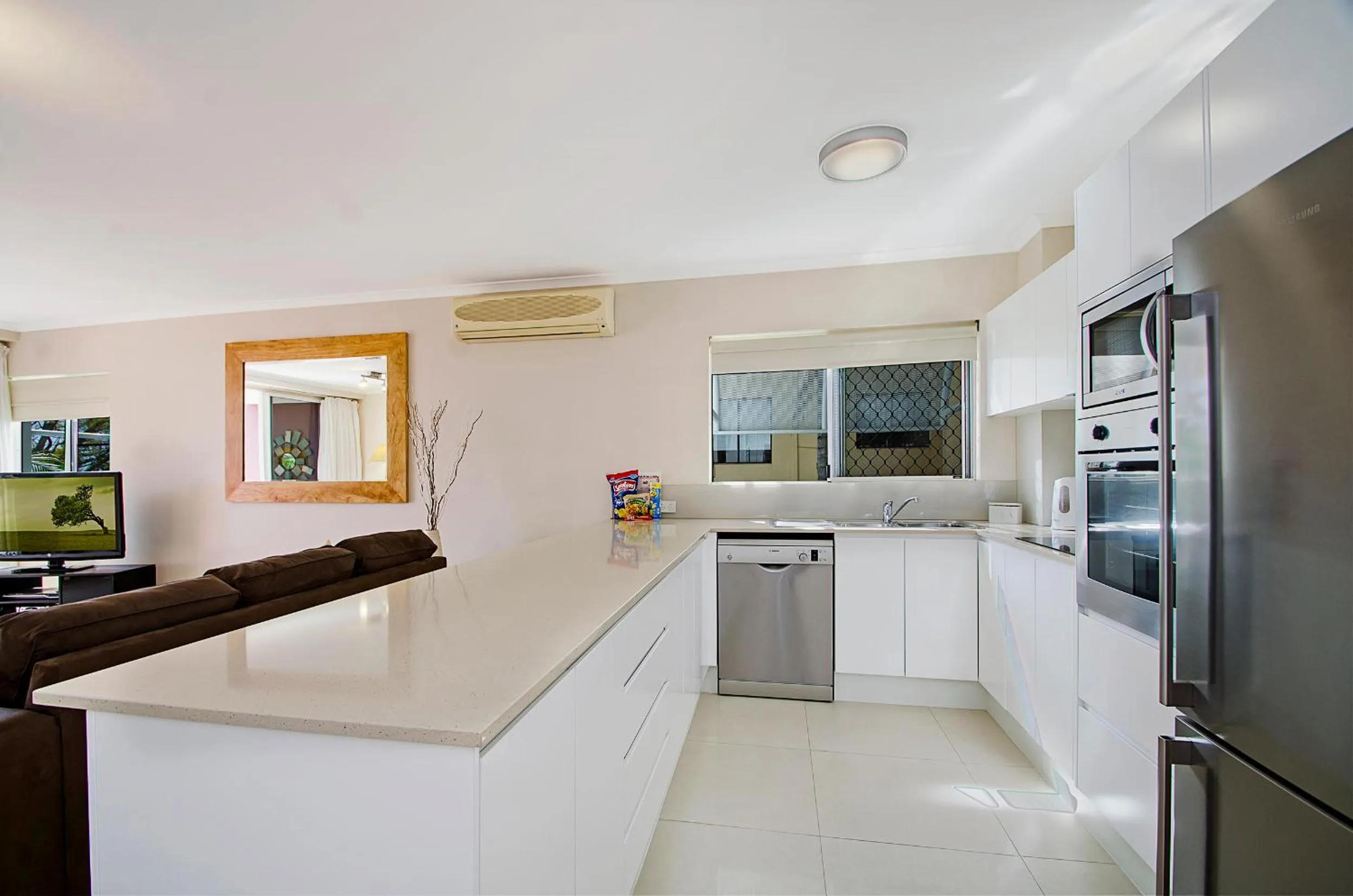 Kitchen or kitchenette in Bali Hai Apartments Noosa