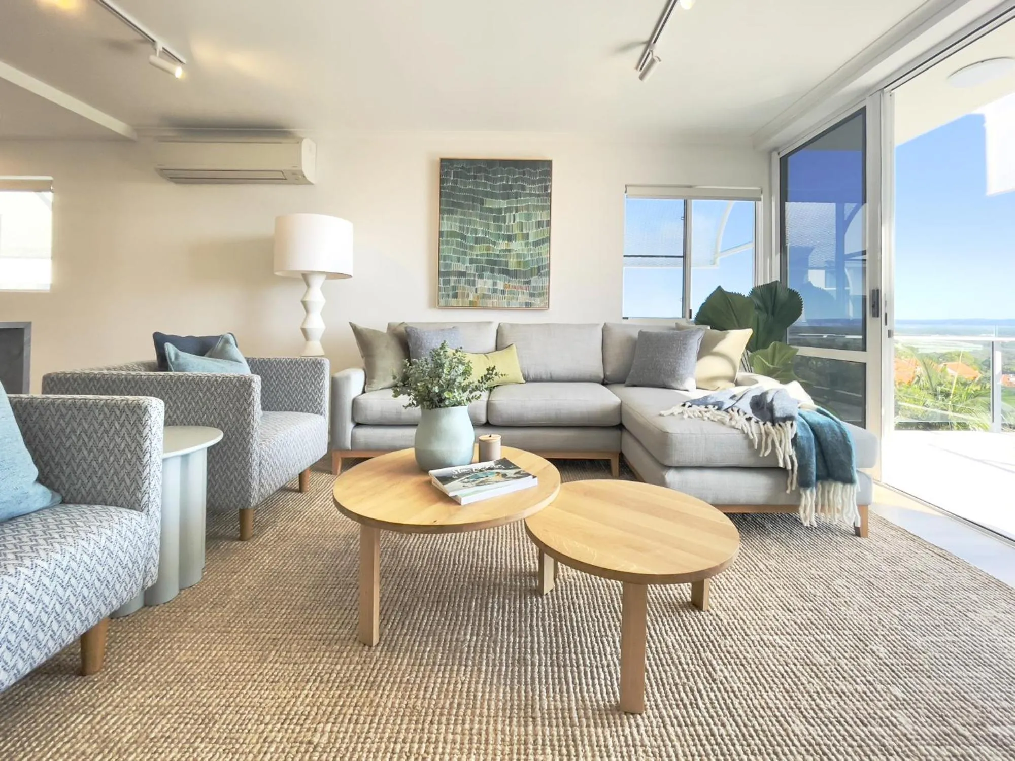 Living room in Bali Hai Apartments Noosa