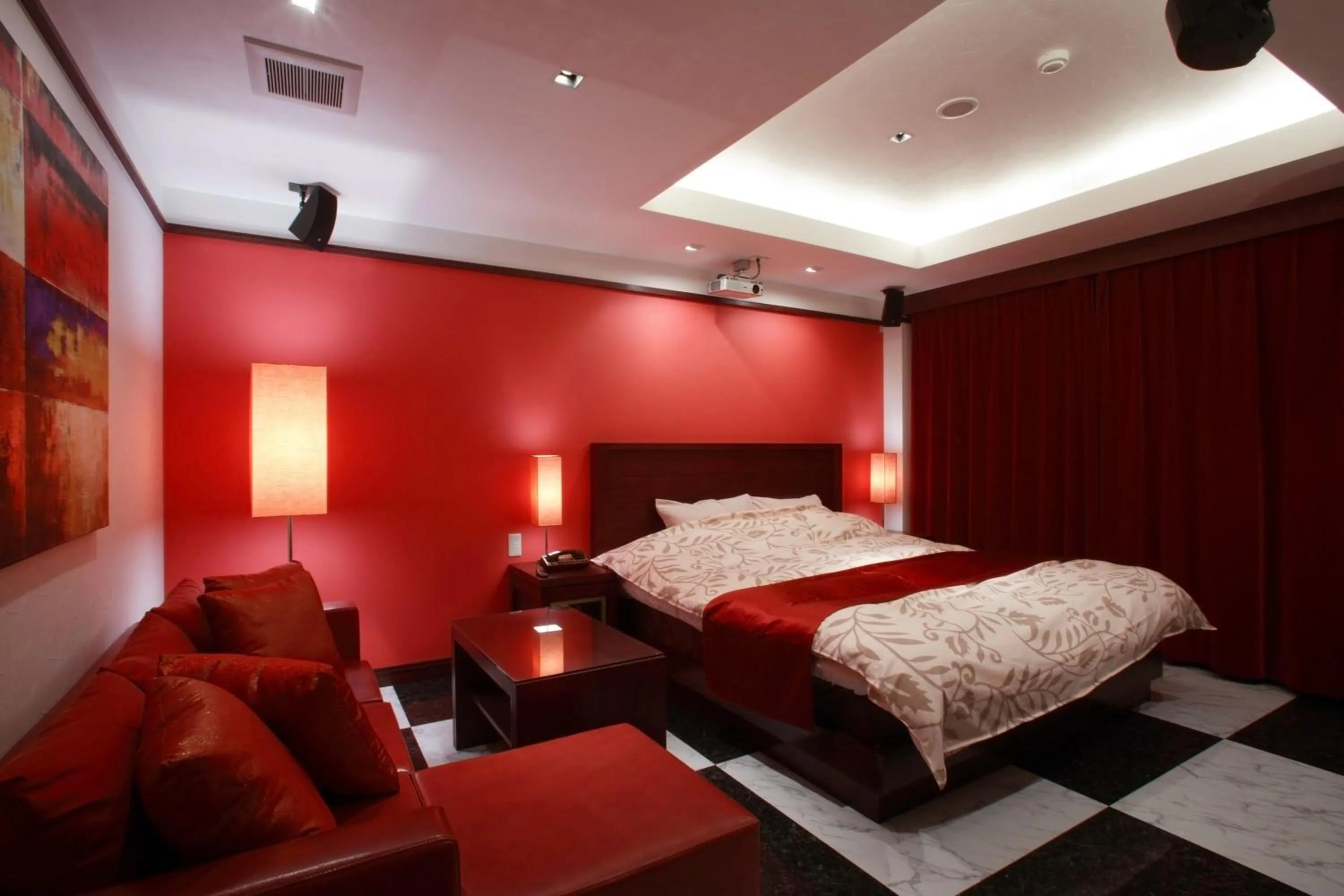 Photo of the whole room, Bed in Hotel Water Gate Tokuyama adult only