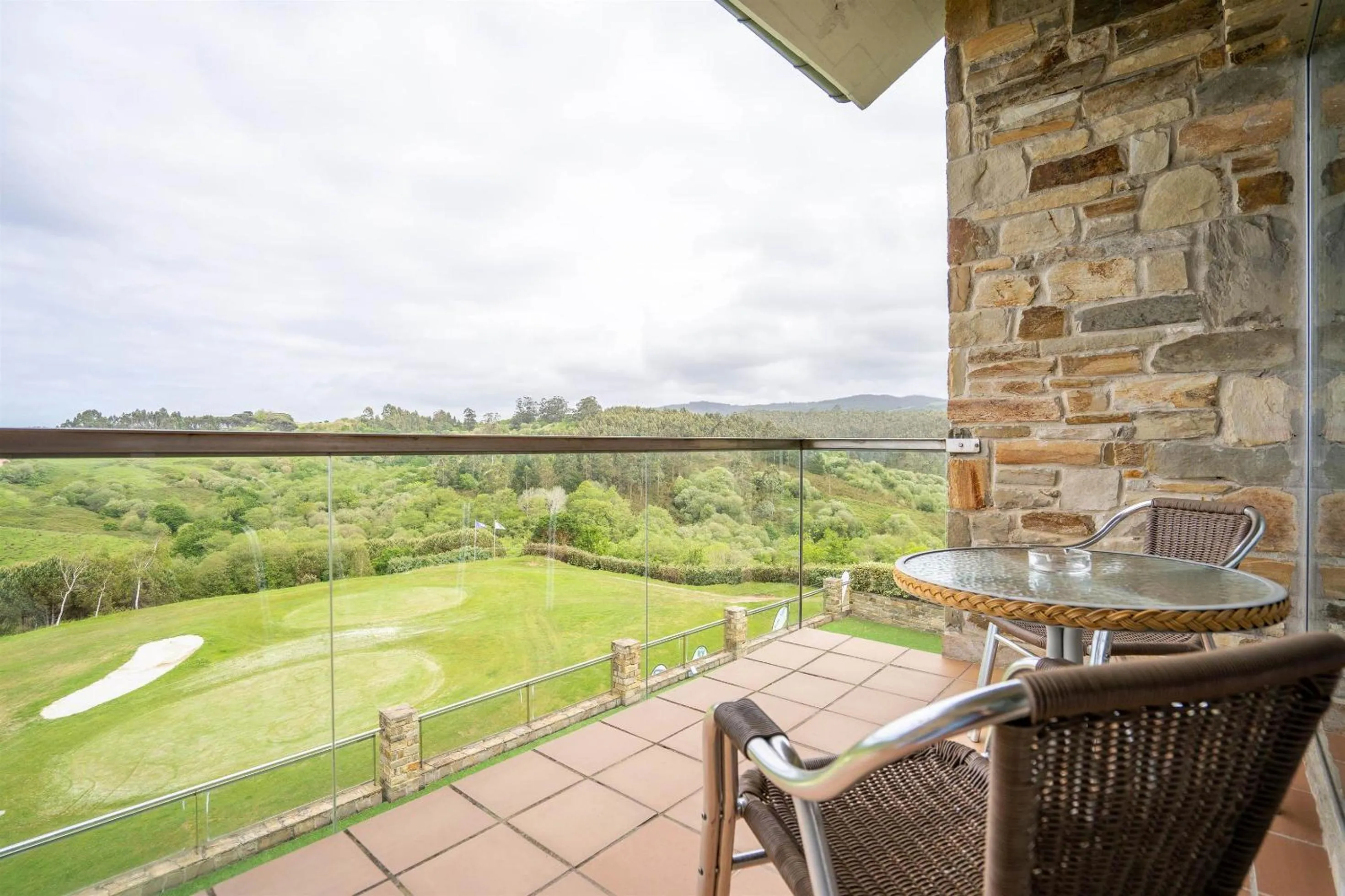 Balcony/Terrace in Abba Comillas Hotel