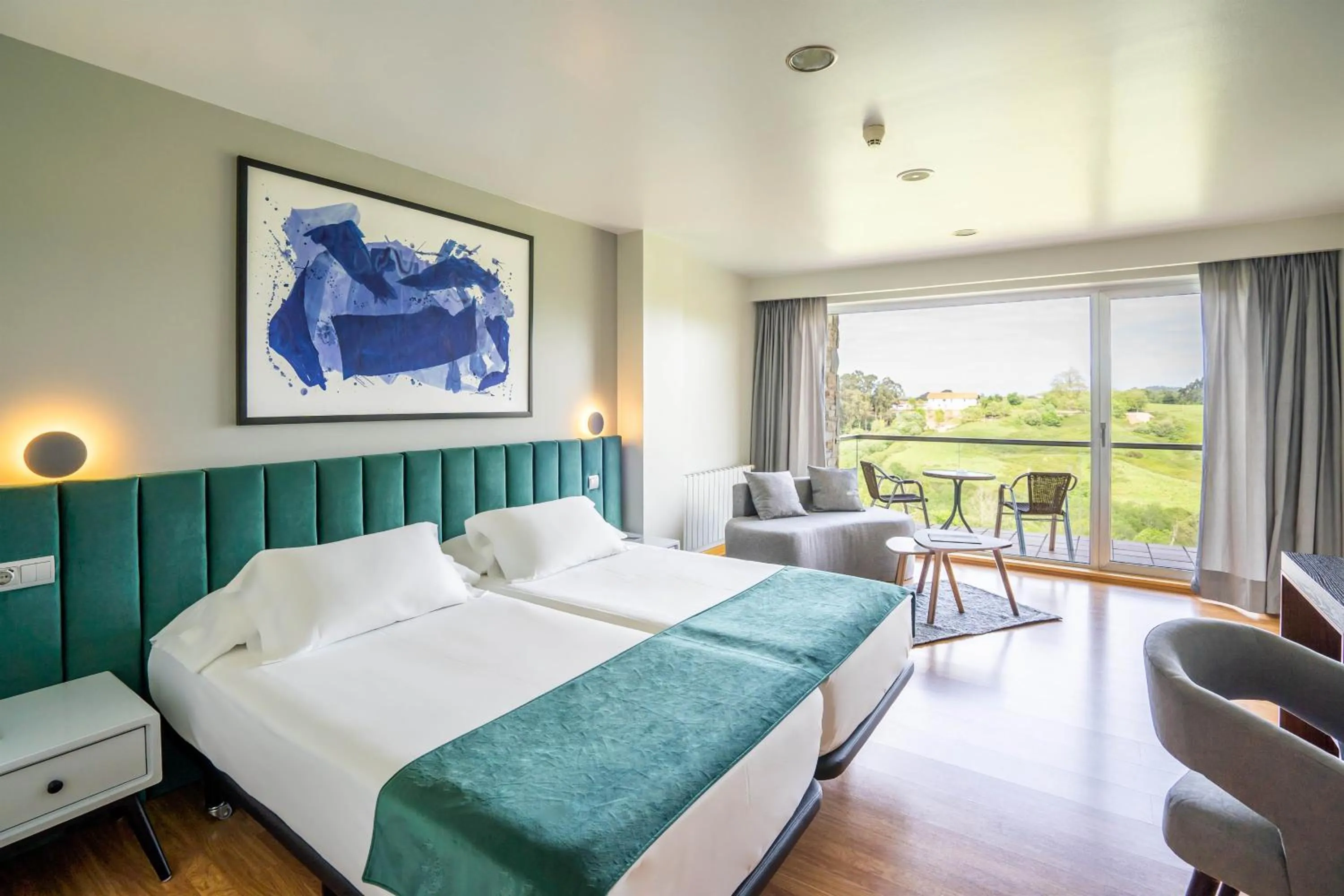 Bed in Abba Comillas Hotel