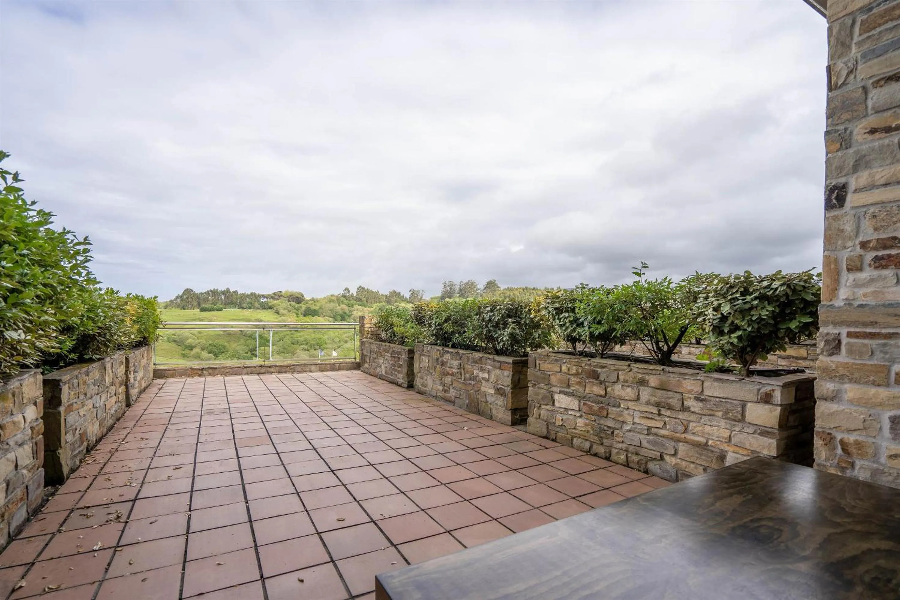 Balcony/Terrace in Abba Comillas Hotel