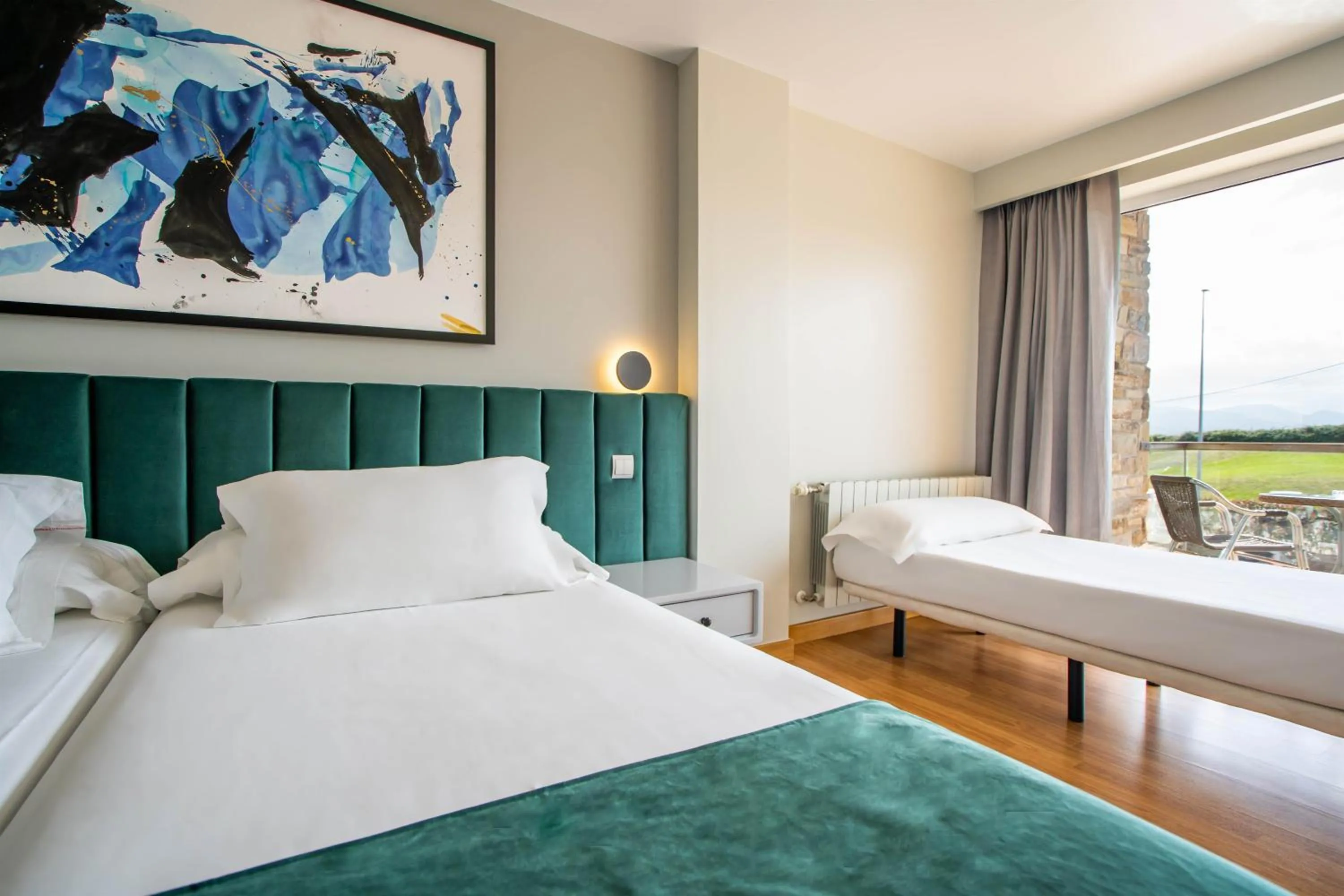 Bed in Abba Comillas Hotel