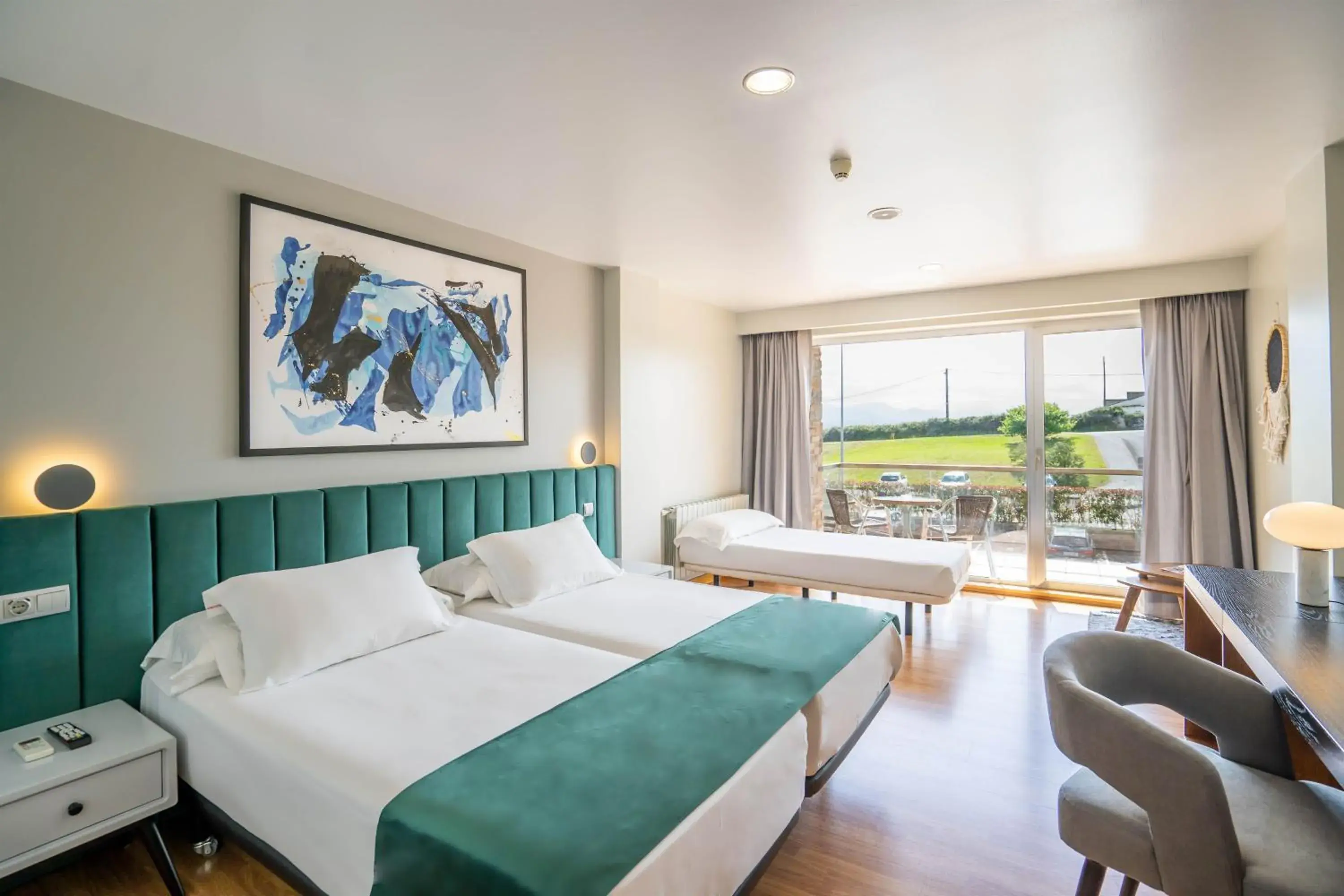 Photo of the whole room, Bed in Abba Comillas Hotel Photo of the whole room, Bed in Abba Comillas Hotel