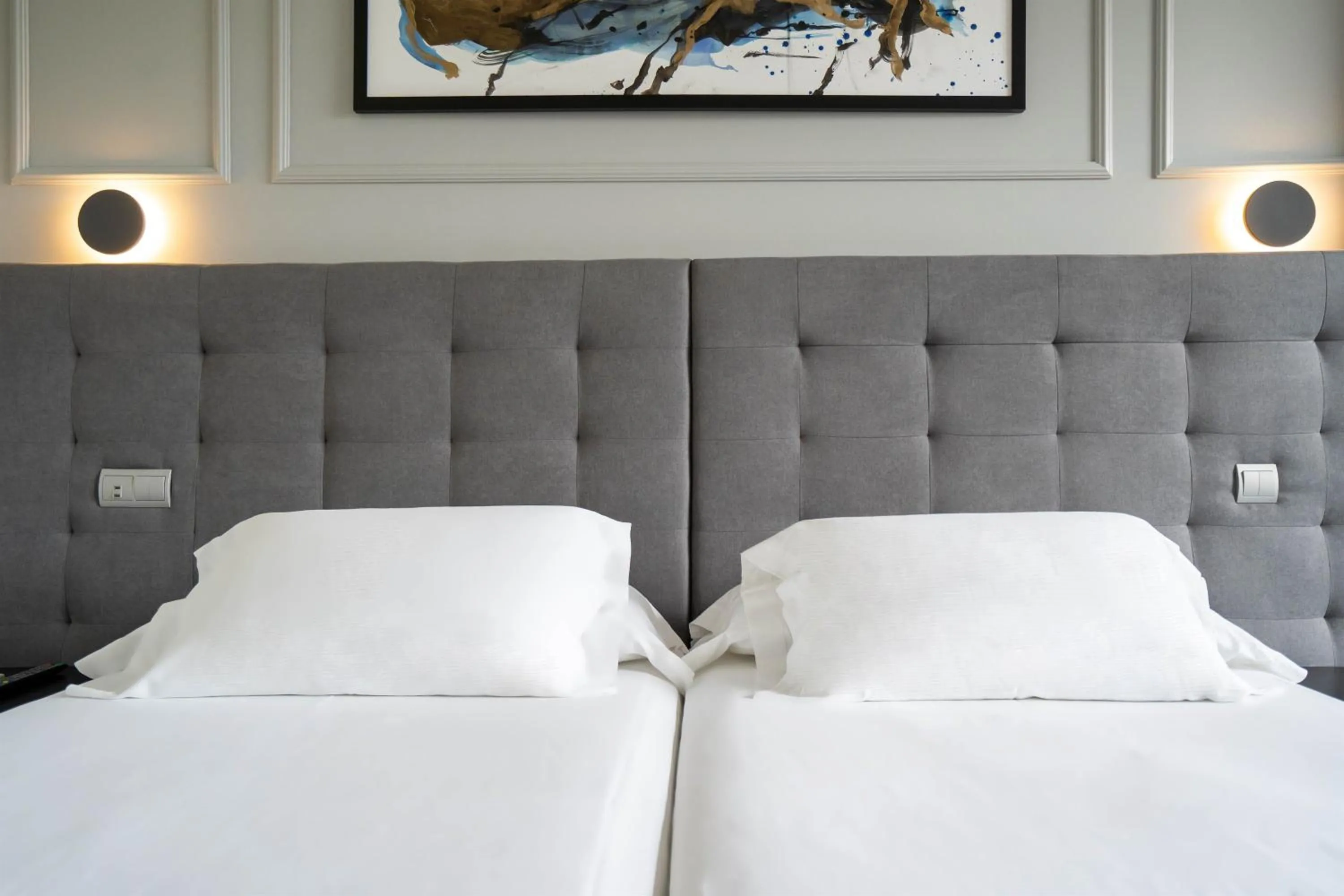 Bed in Abba Comillas Hotel