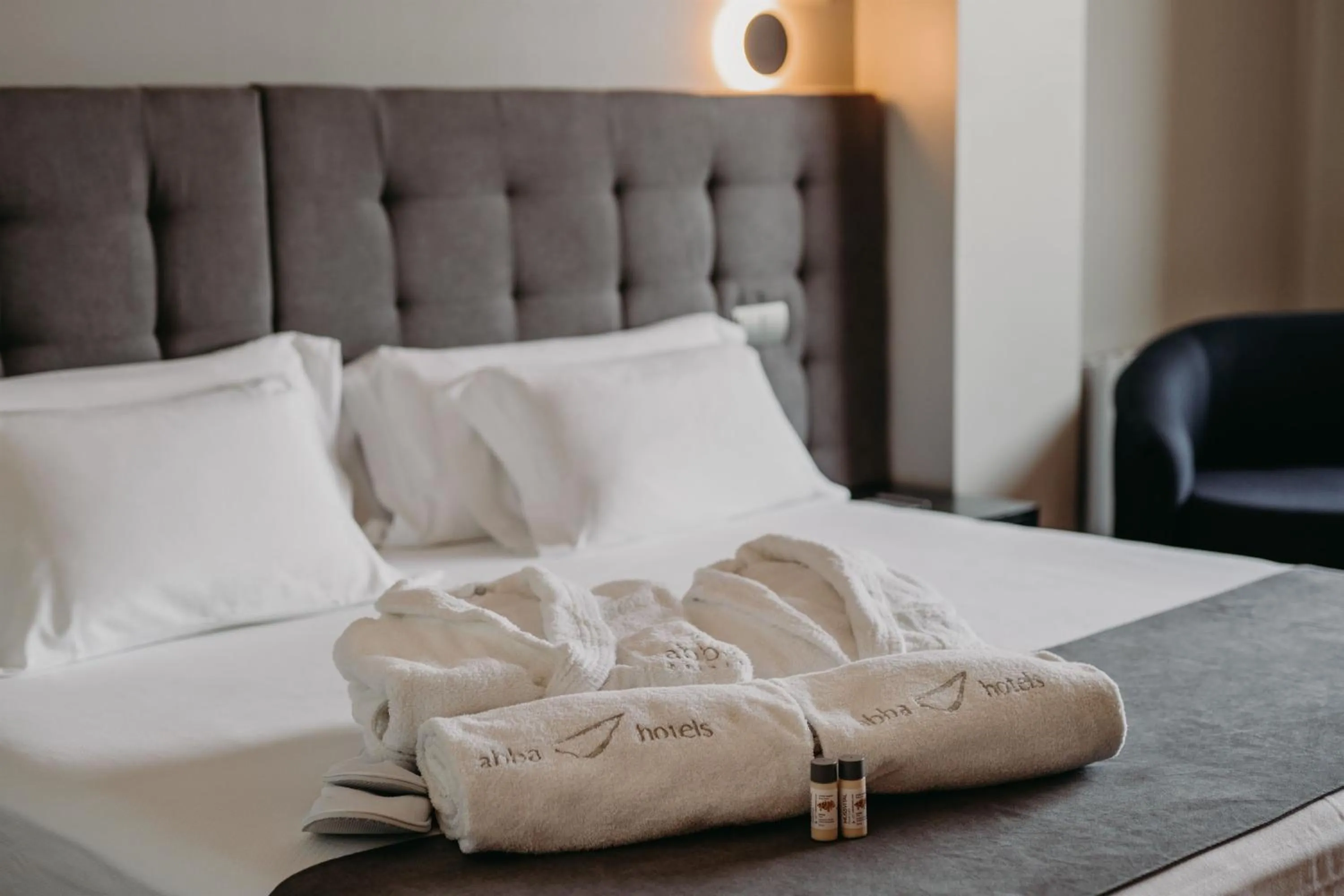 Bed in Abba Comillas Hotel