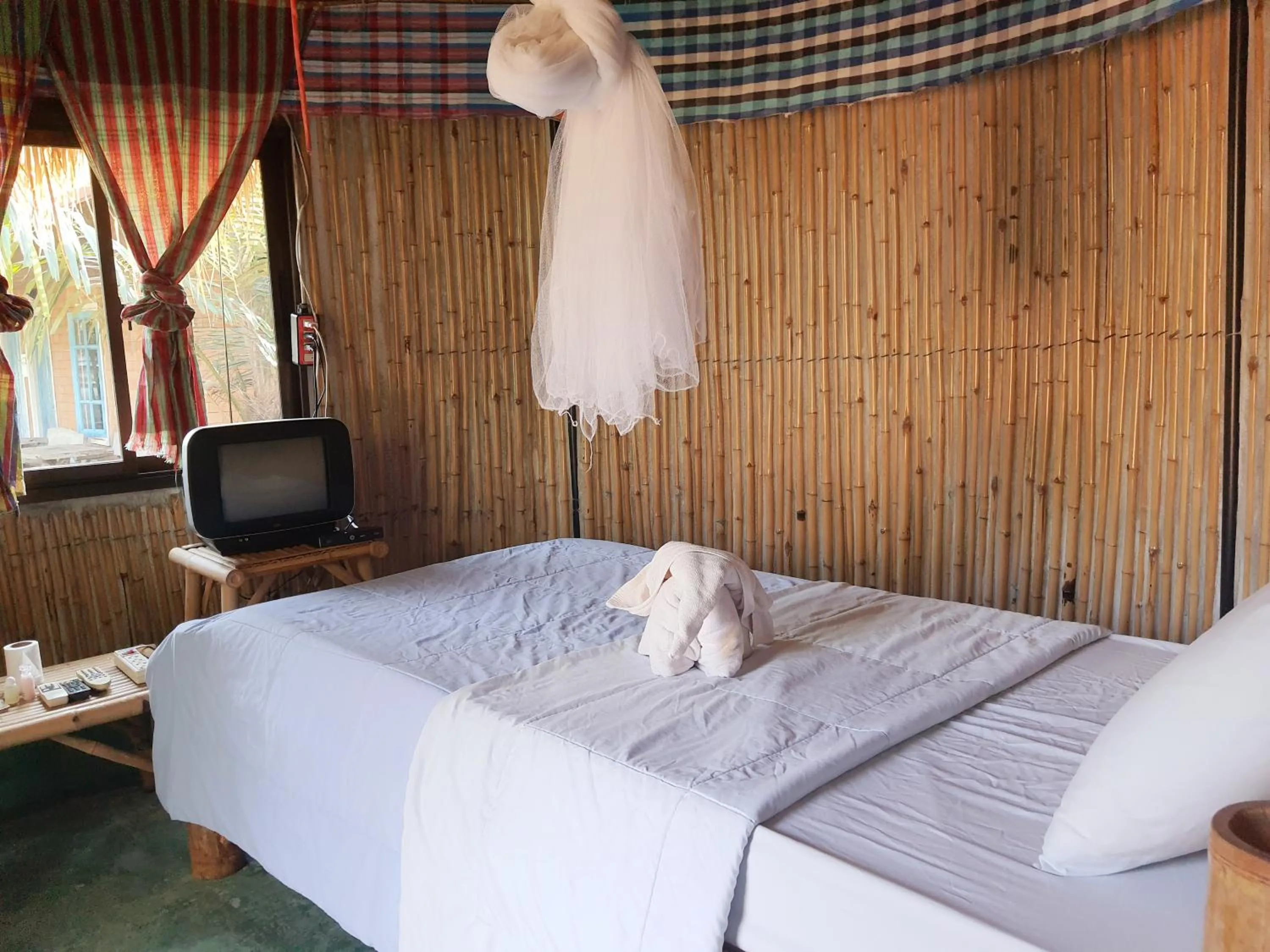 Bed in Saengcha Farm Resort