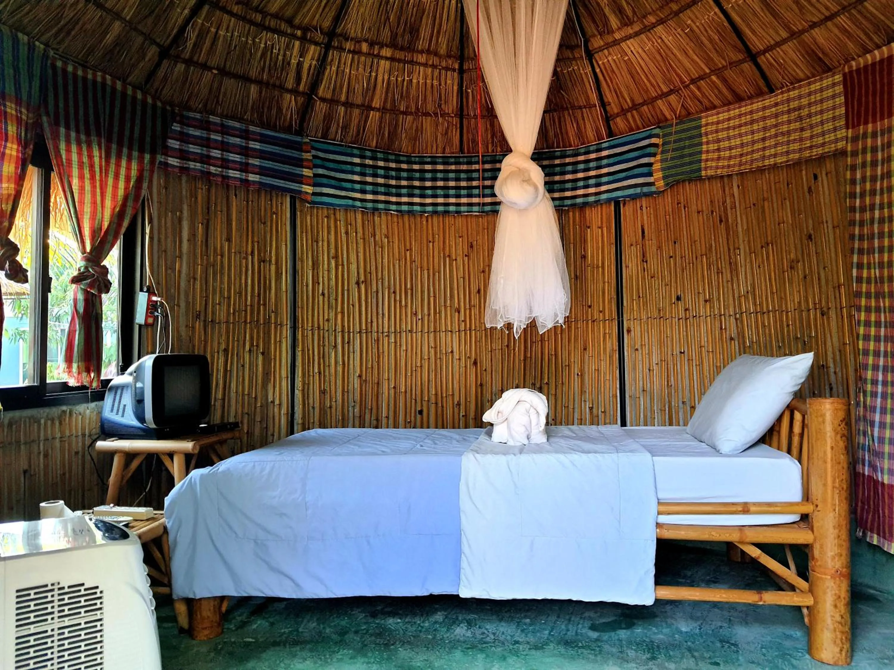 Bed in Saengcha Farm Resort