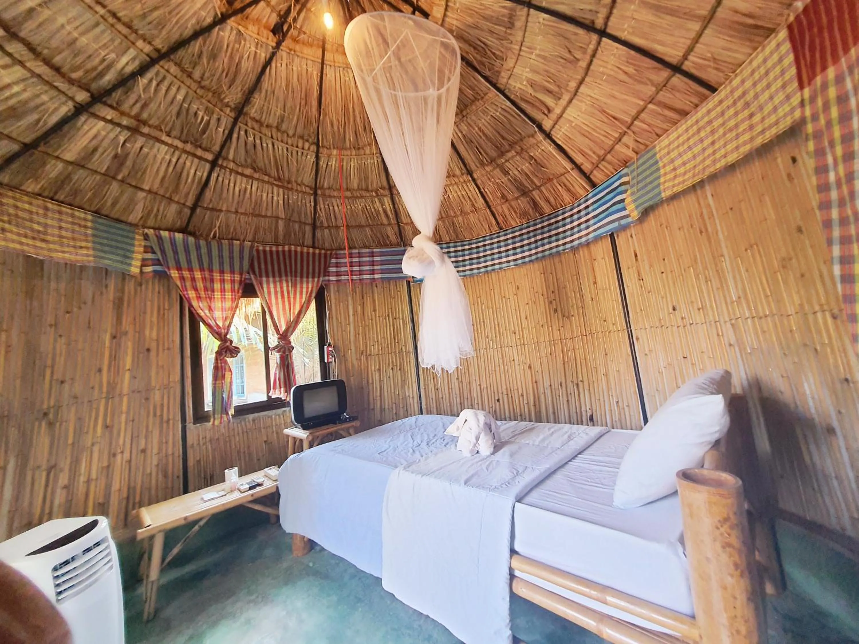 Bed in Saengcha Farm Resort