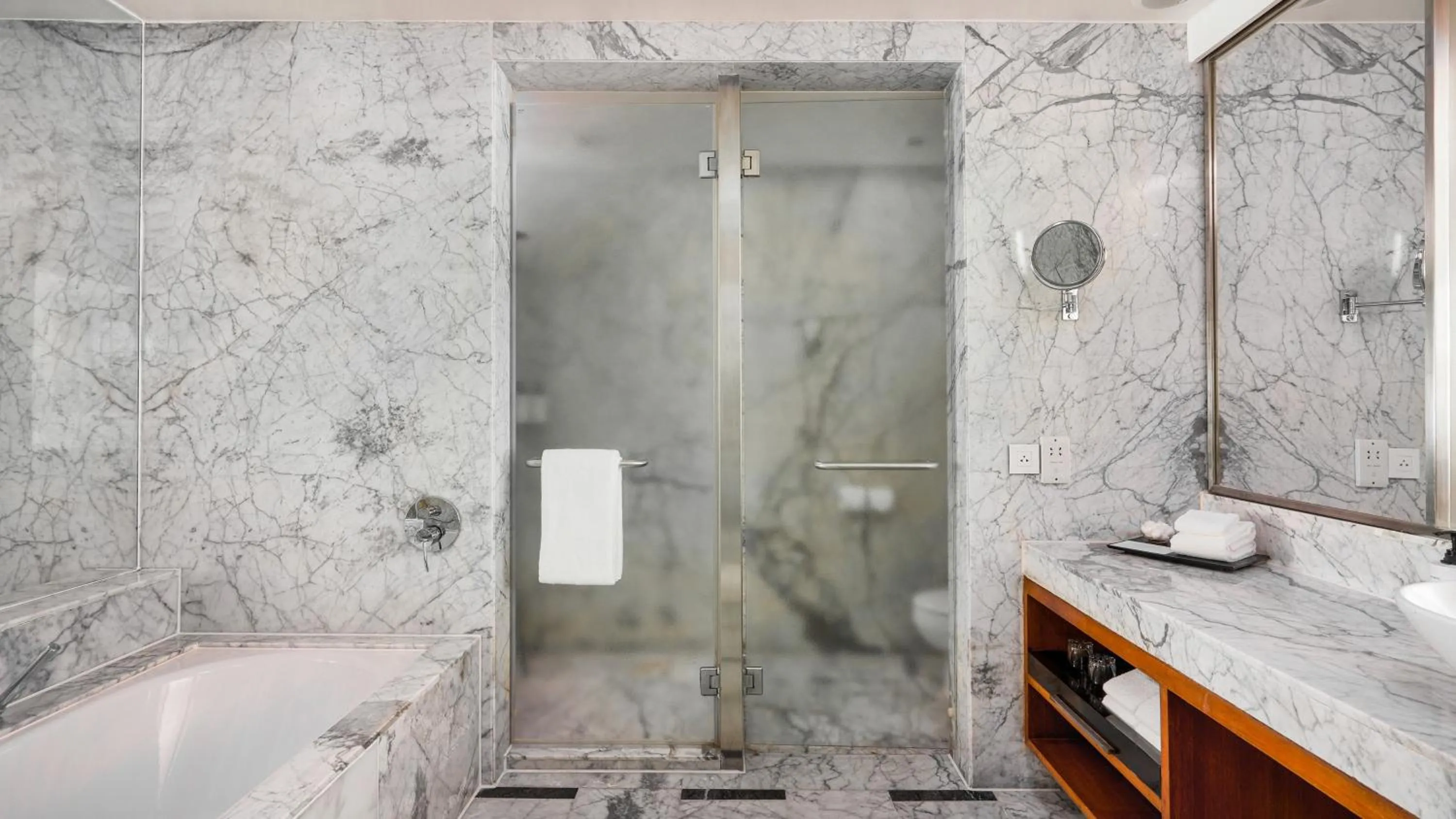 Bathroom in InterContinental Marine Drive Mumbai by IHG