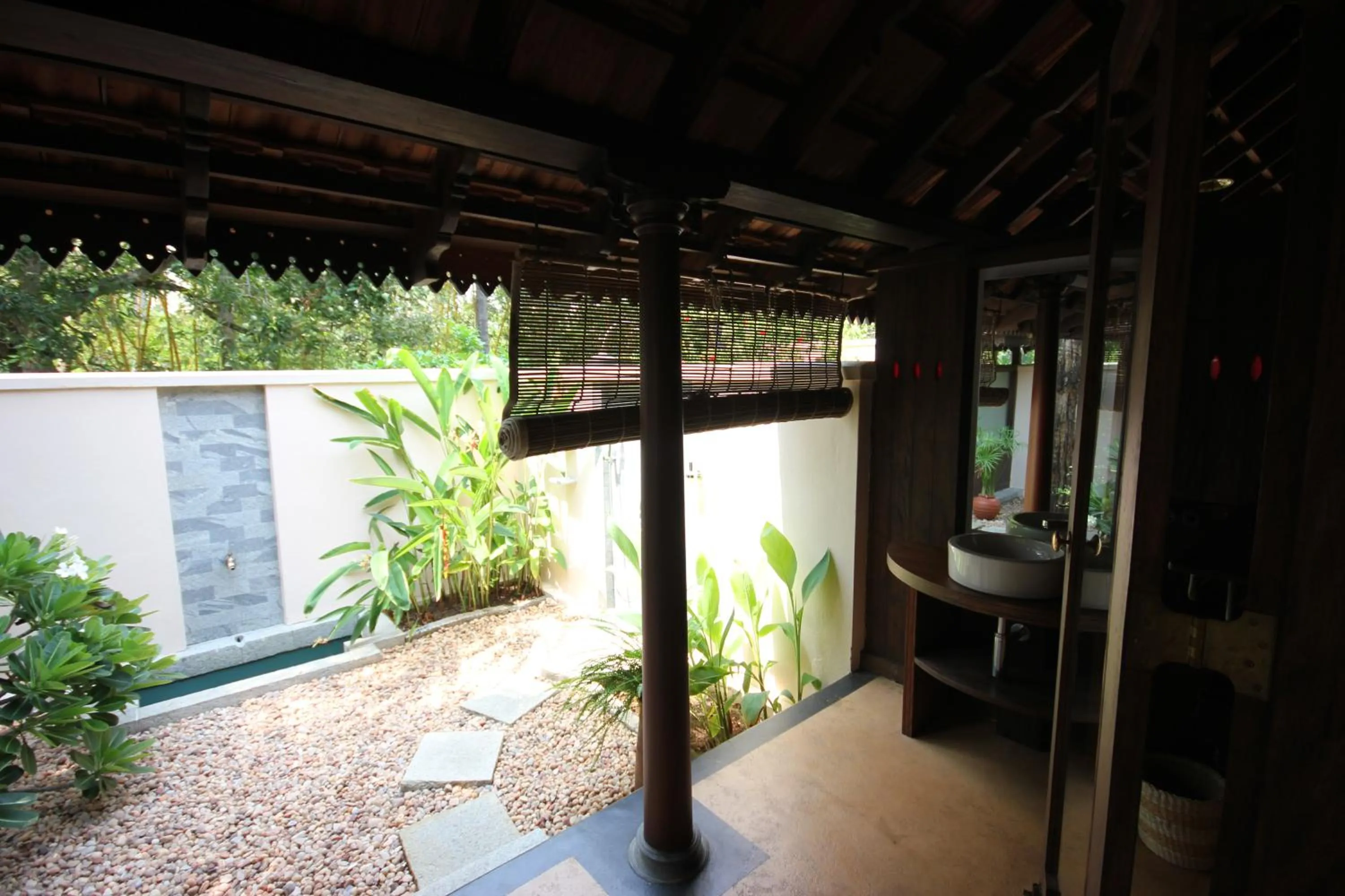 Bathroom in Vismaya by Moksha Stays