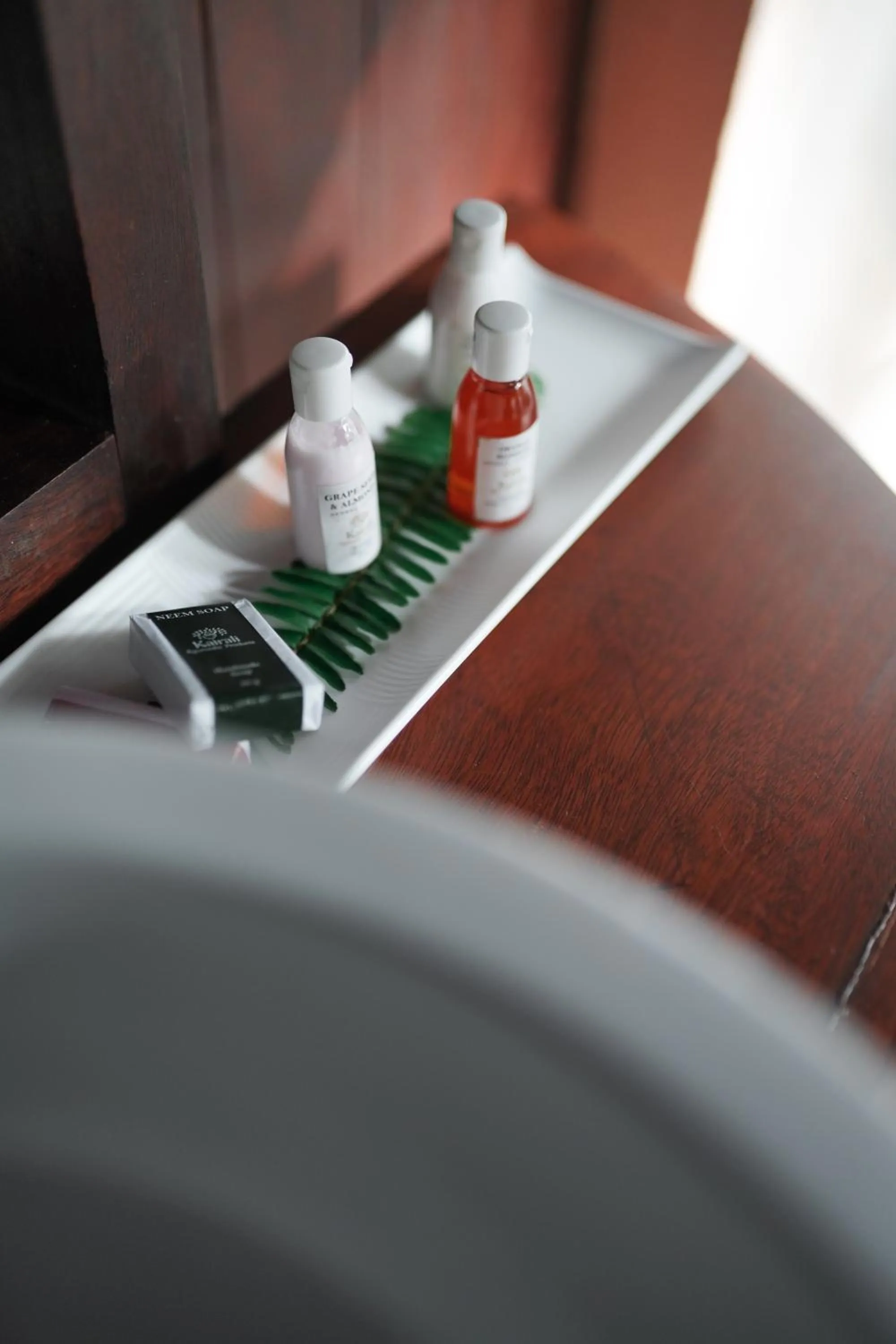 Bathroom in Vismaya by Moksha Stays