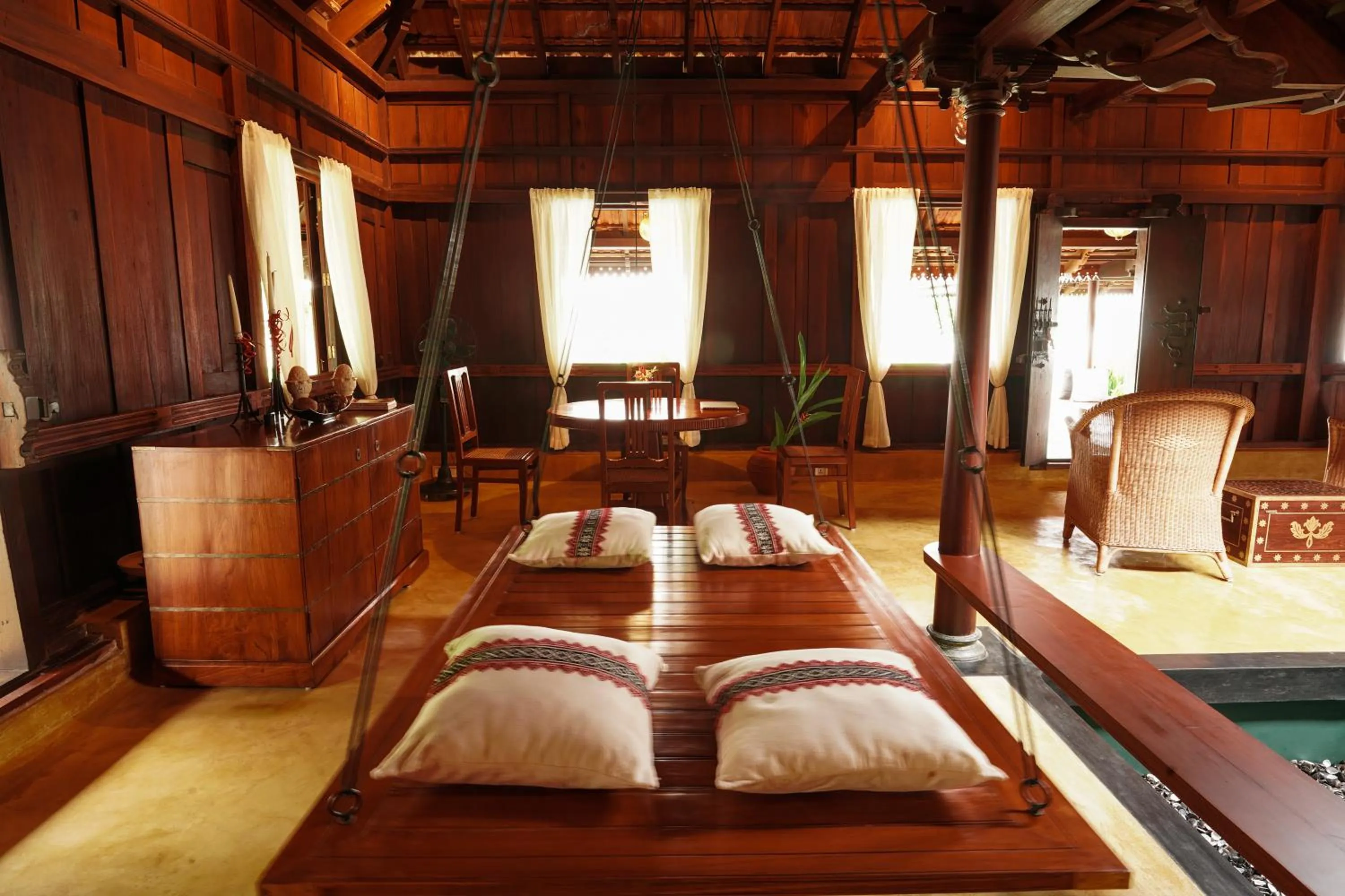 Living room, Bed in Vismaya by Moksha Stays