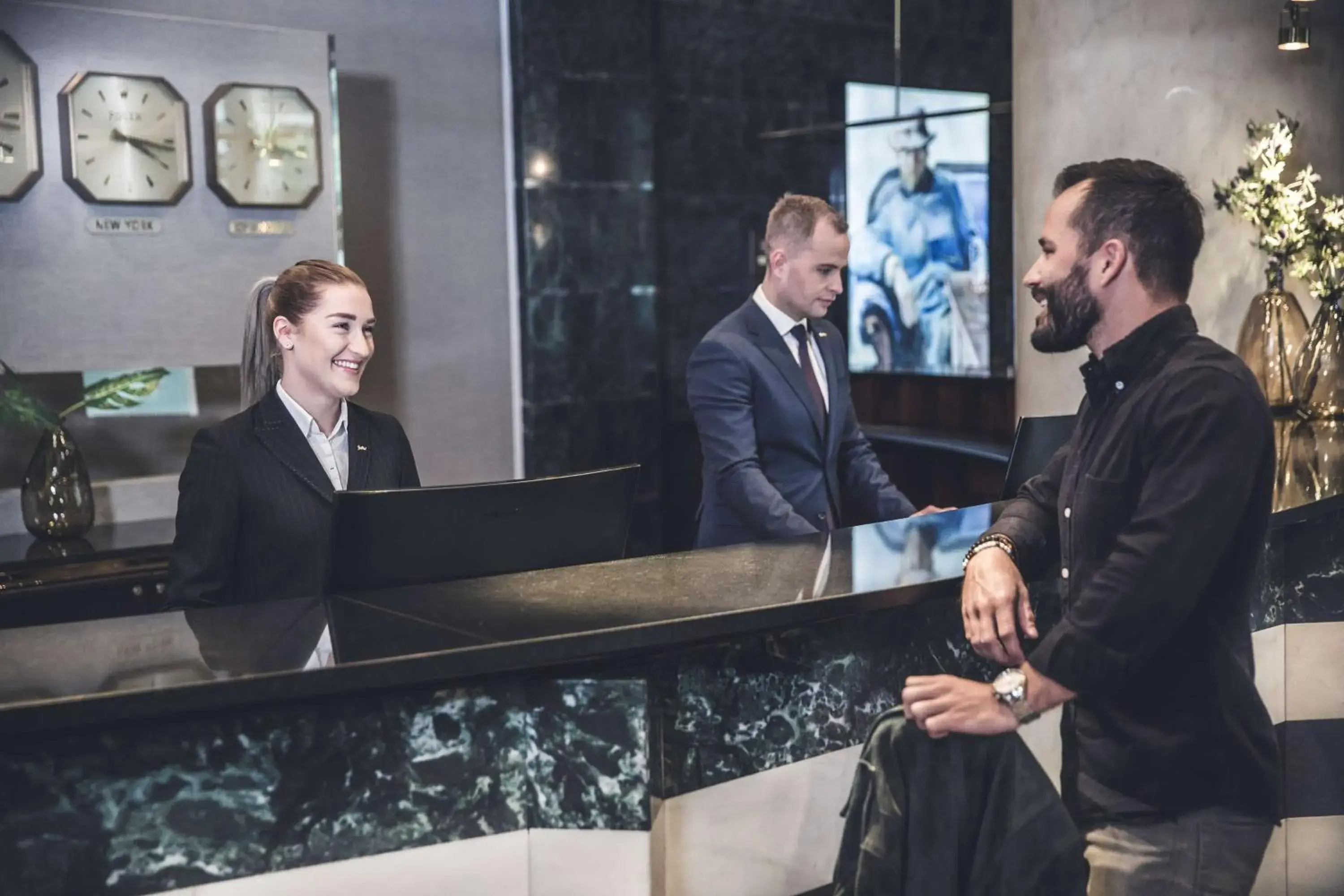 Lobby or reception in Radisson Blu Plaza Hotel, Oslo Lobby or reception in Radisson Blu Plaza Hotel, Oslo