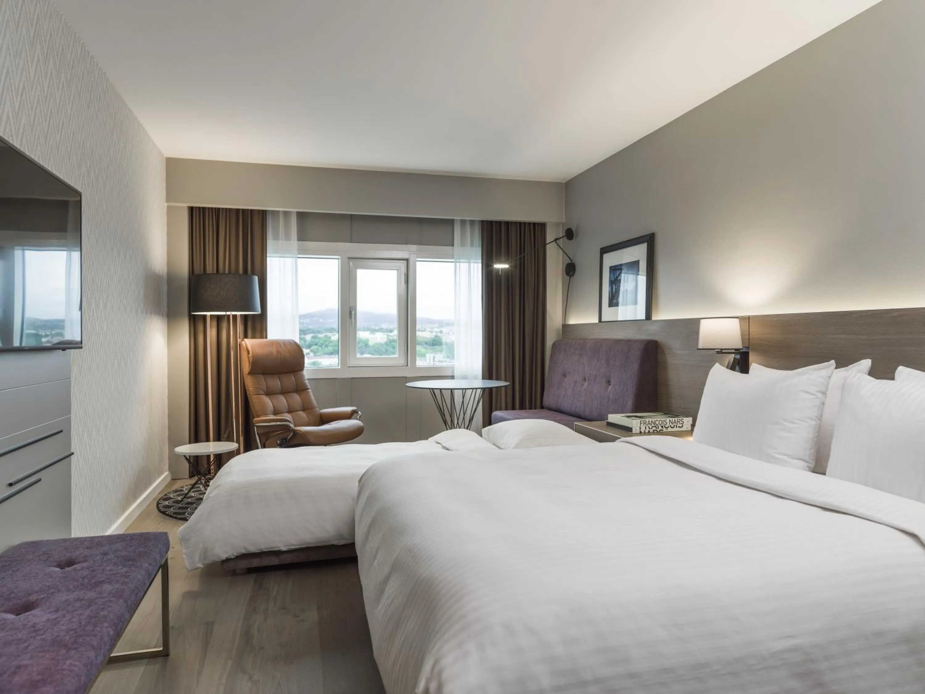 Bed in Radisson Blu Plaza Hotel, Oslo