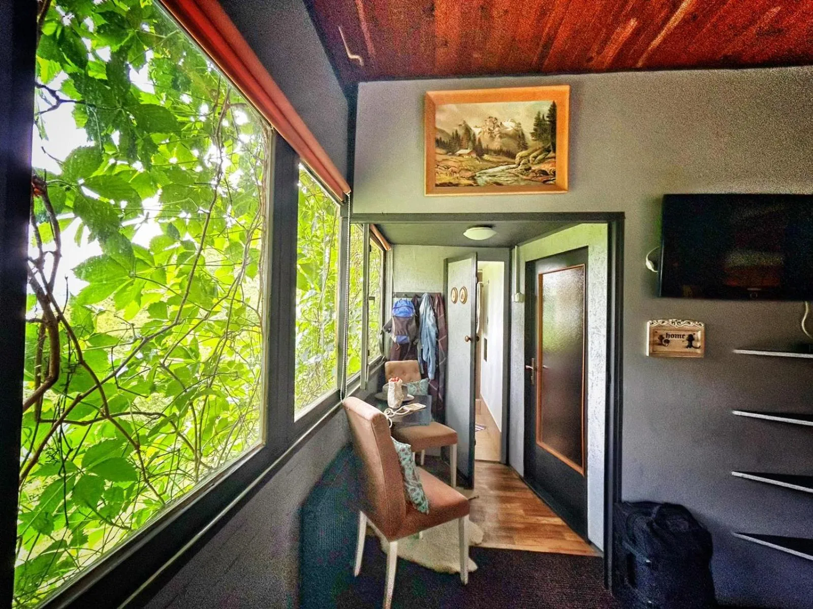 Seating area in Holiday Home Nature Neno
