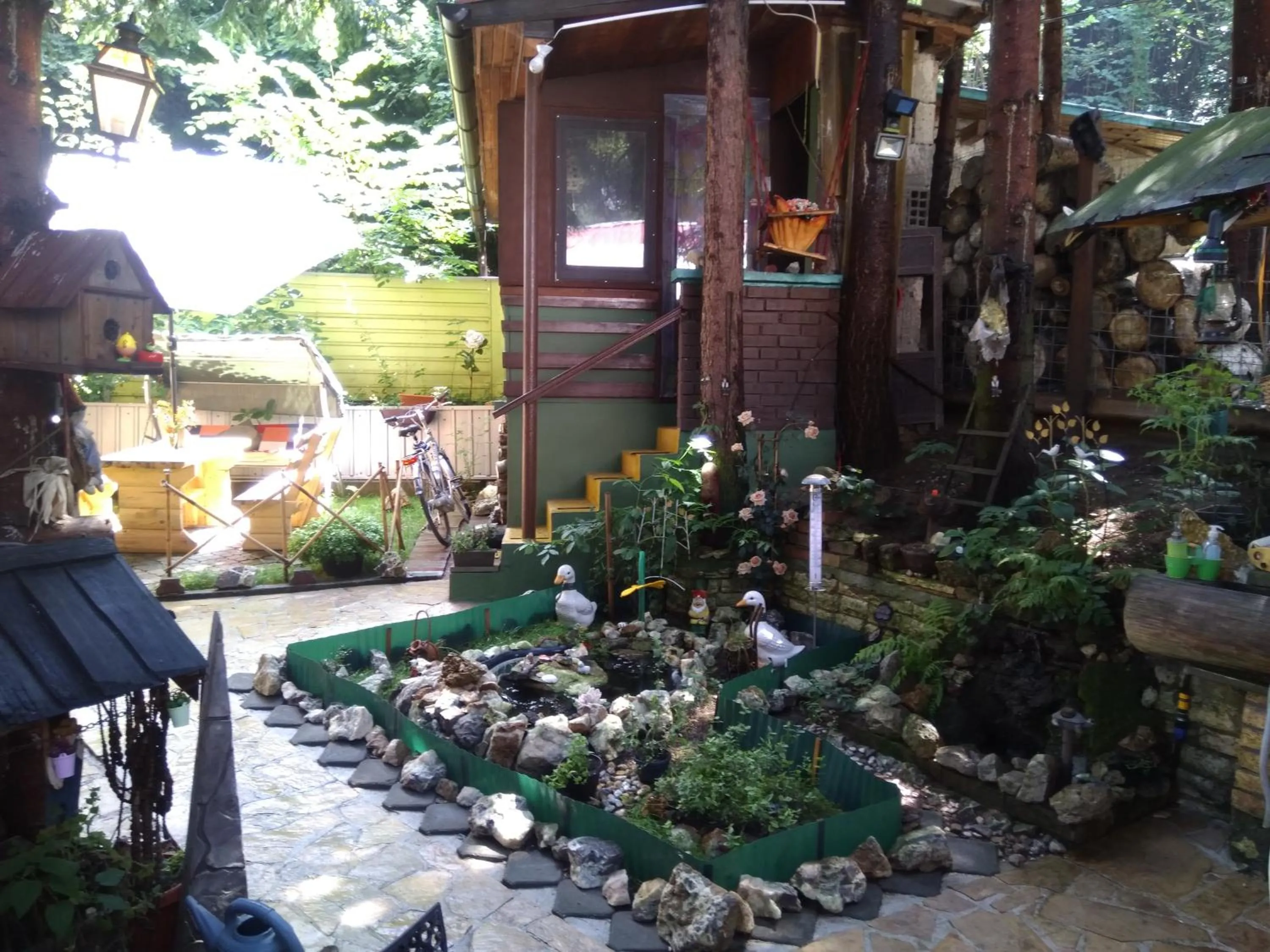 Patio in Holiday Home Nature Neno