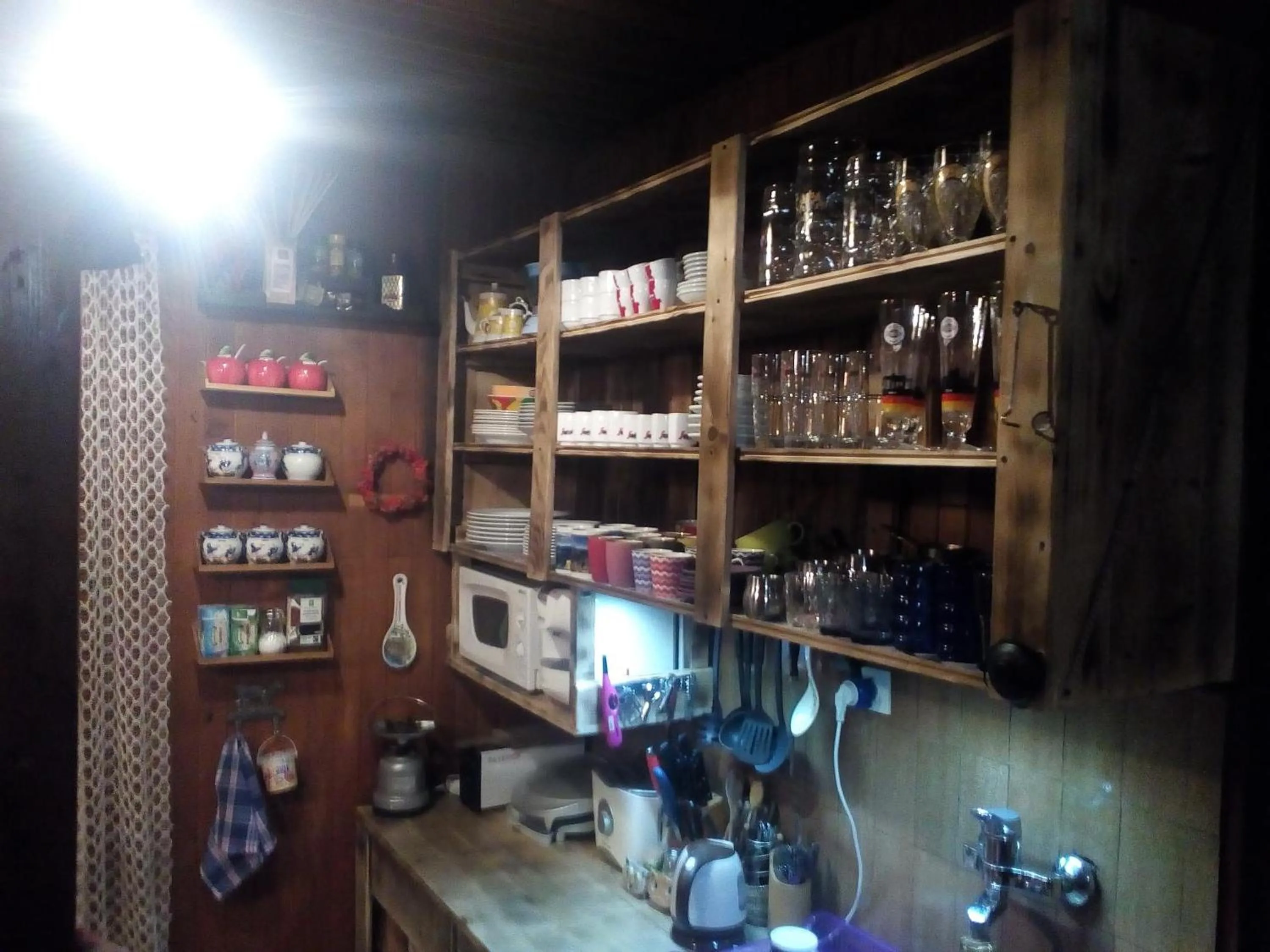 Communal kitchen in Holiday Home Nature Neno