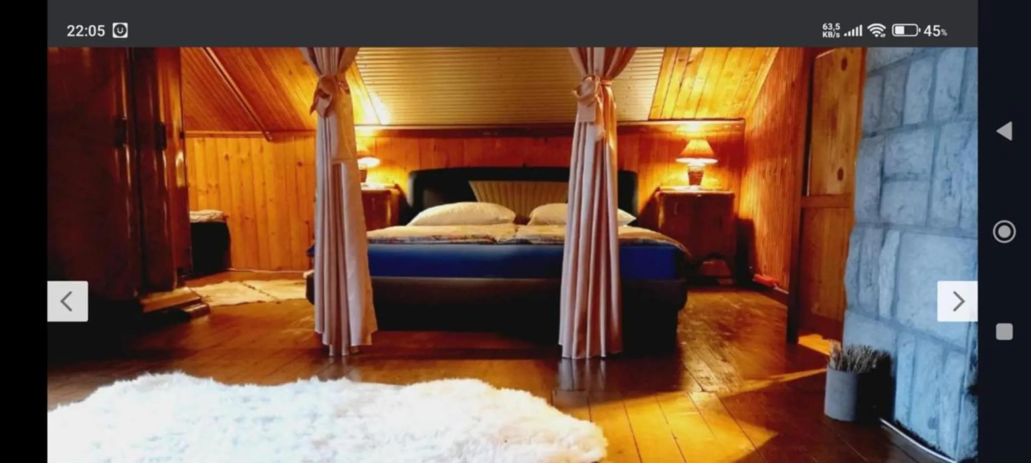 Bedroom, Bed in Holiday Home Nature Neno