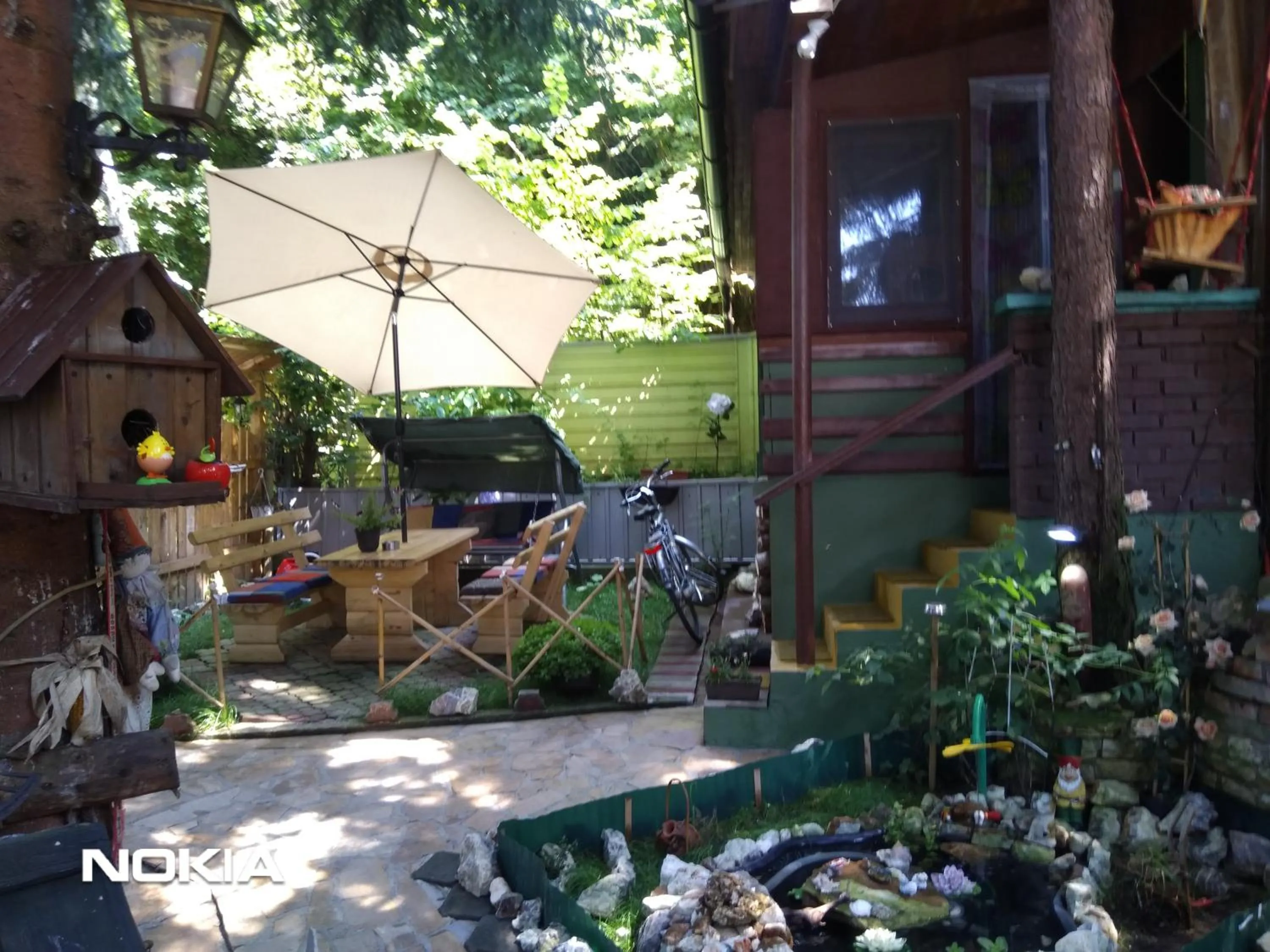 Patio in Holiday Home Nature Neno