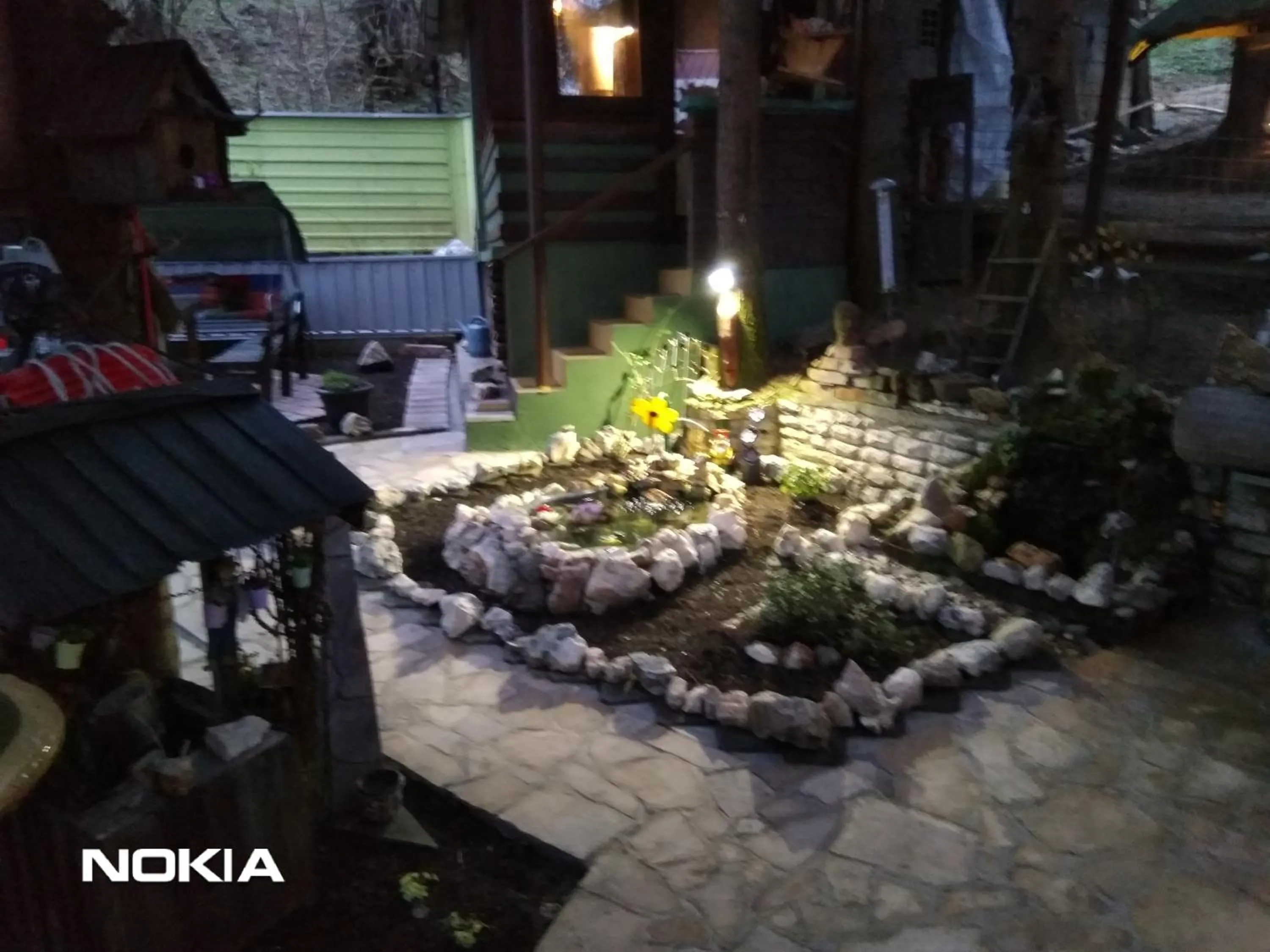 Patio in Holiday Home Nature Neno