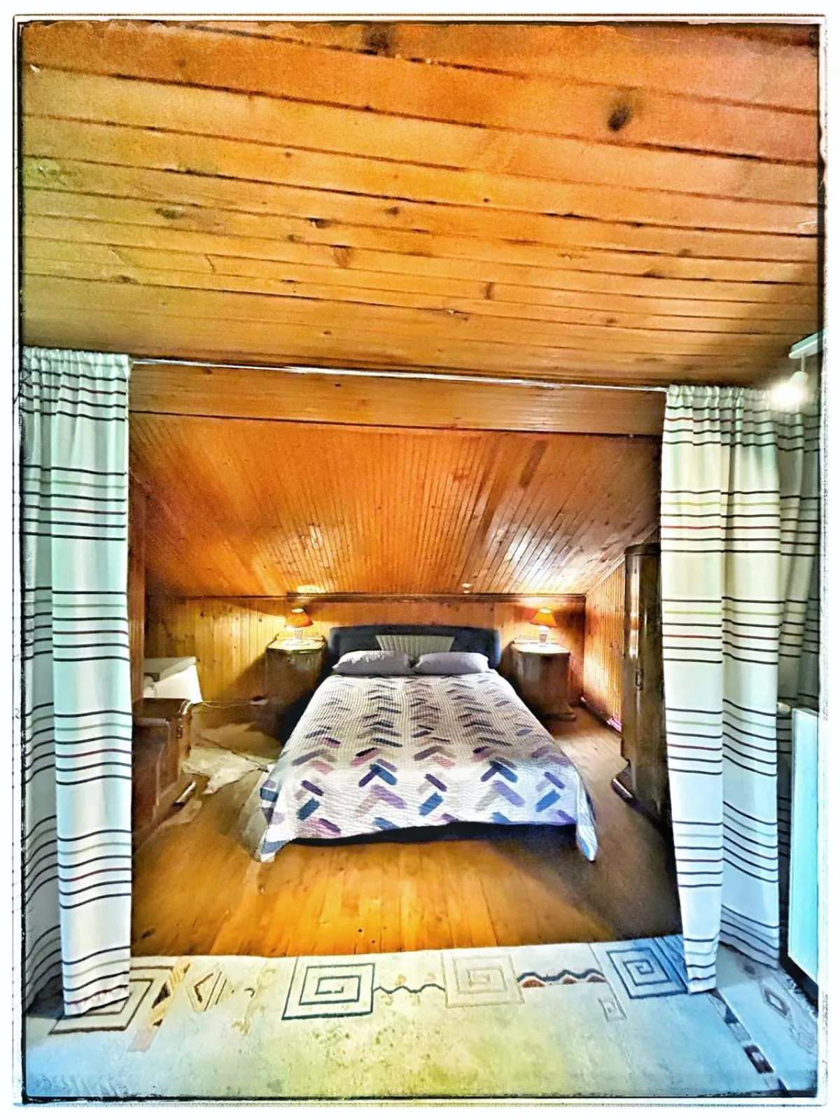 Bedroom, Bed in Holiday Home Nature Neno