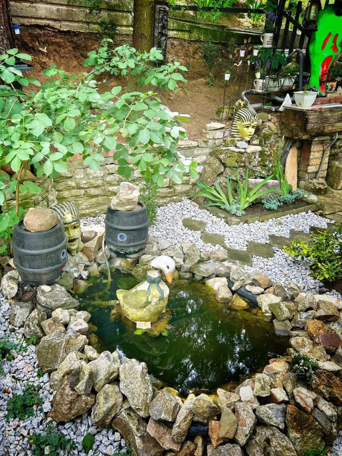 Garden view in Holiday Home Nature Neno