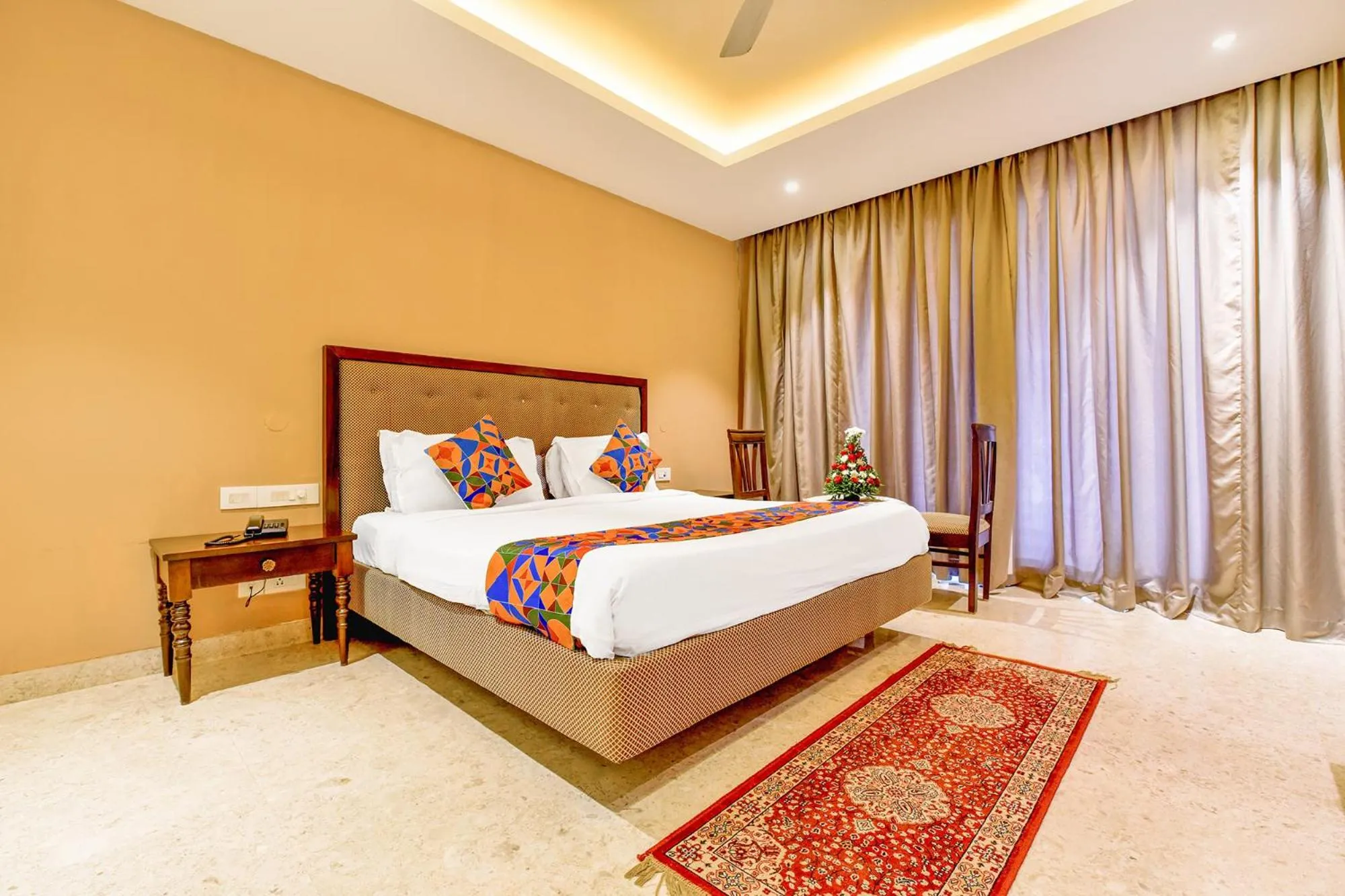 Bed in FabHotel Prime The King's Court - Nr Calangute Beach