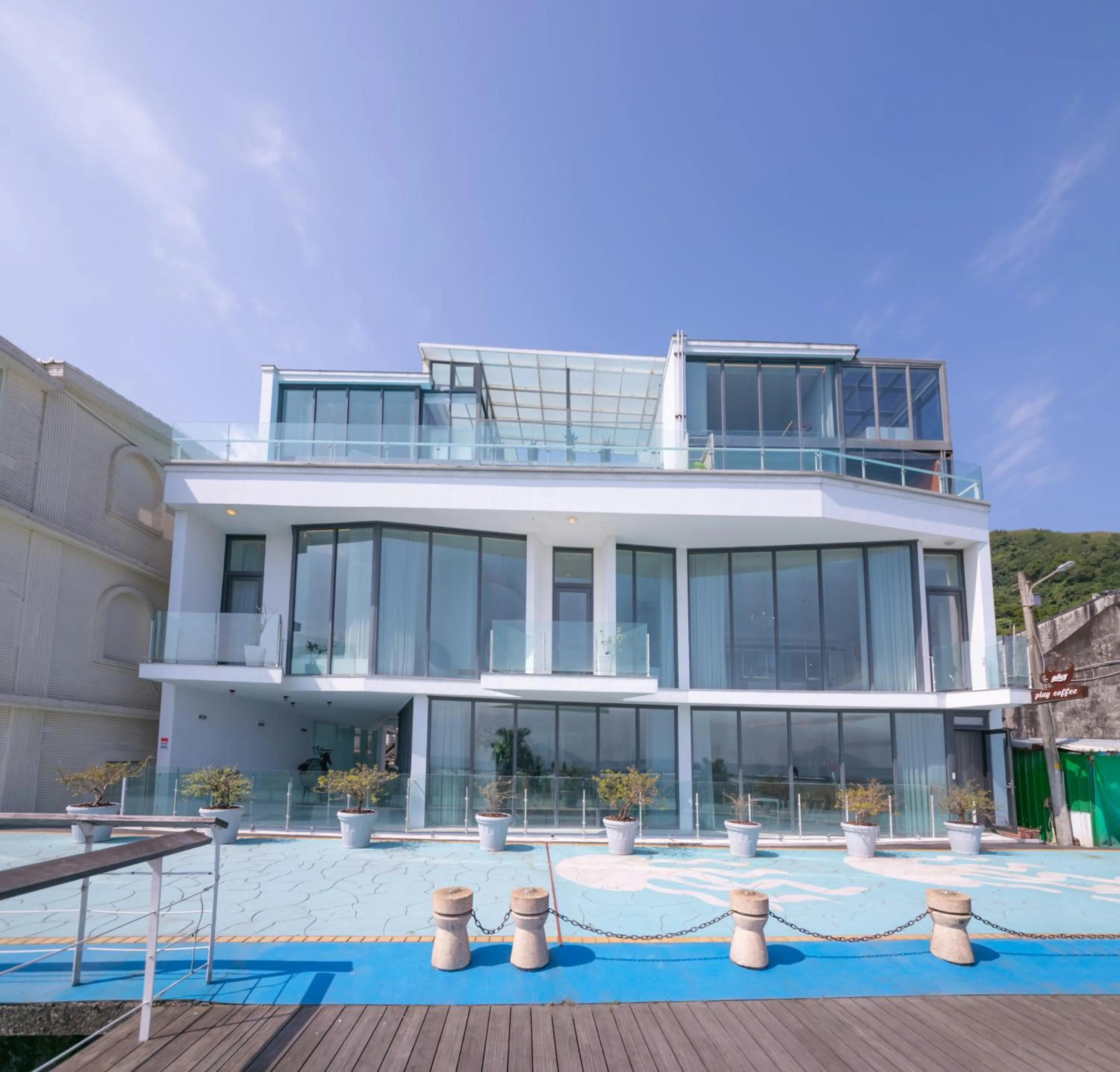 Property building in Play Hotel