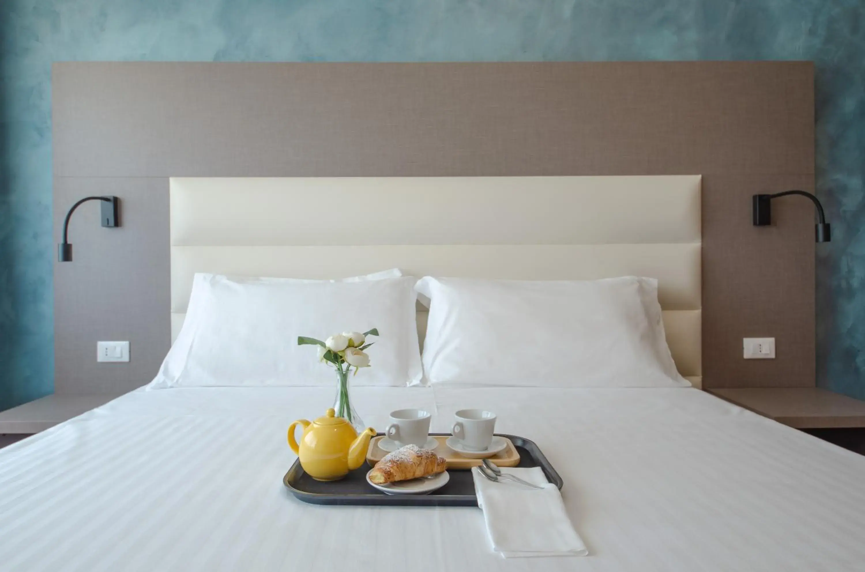 Bed in Hotel Palace del Conero Bed in Hotel Palace del Conero