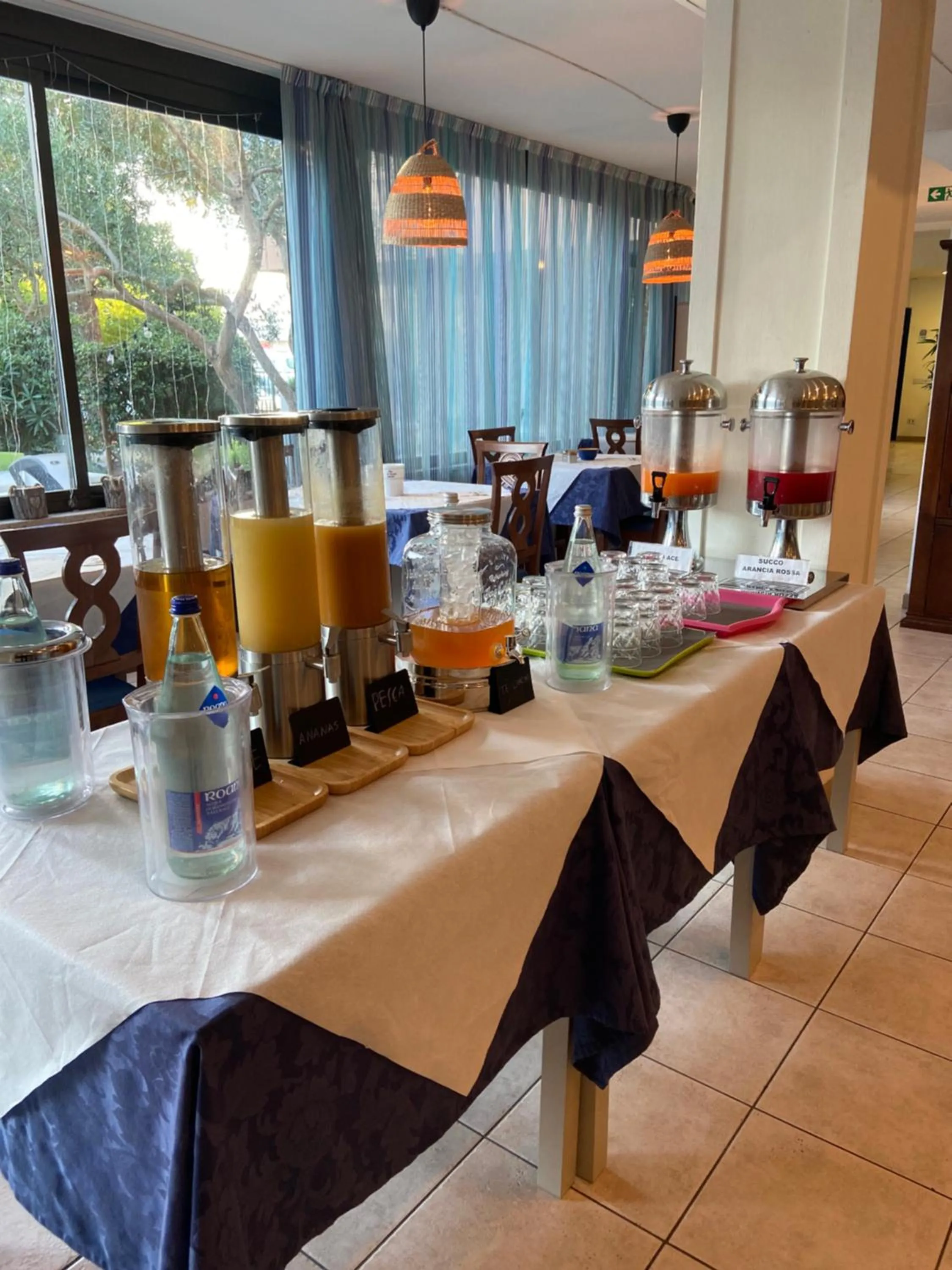 Food and drinks in Hotel Palace del Conero