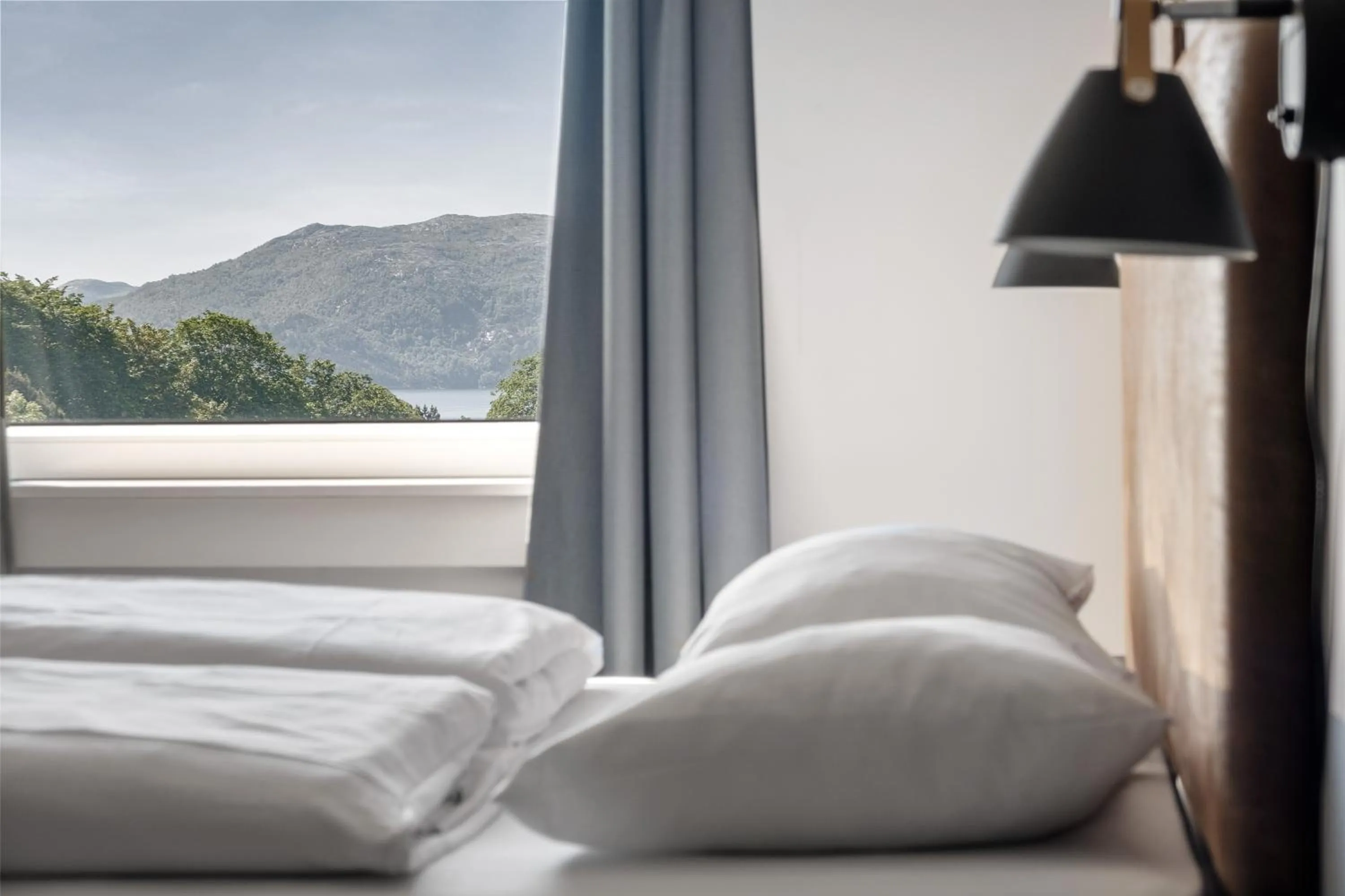 Bed in Bjørvika Apartments - Sirkus Renaa