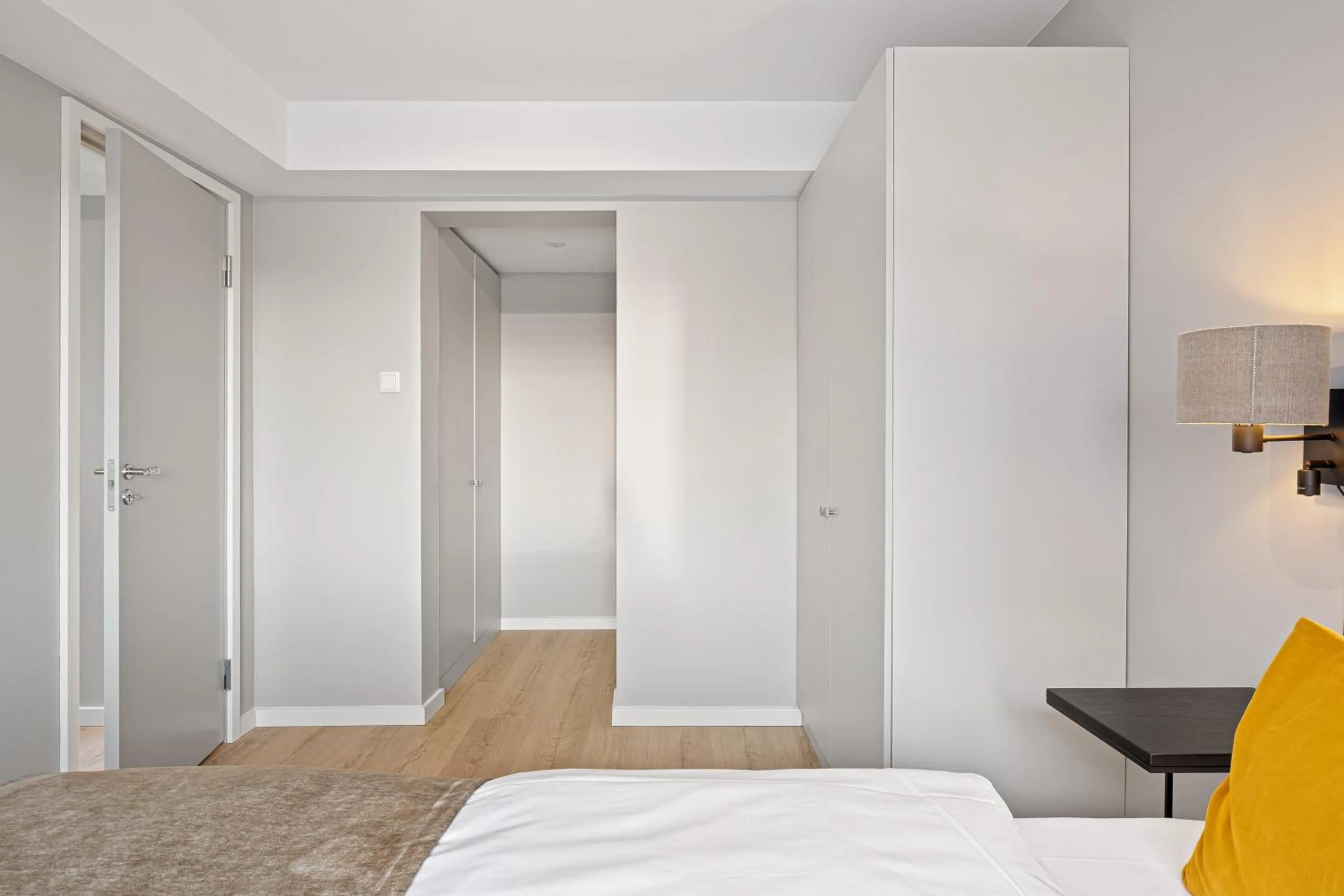 Bedroom, Bed in Bjørvika Apartments - Sirkus Renaa