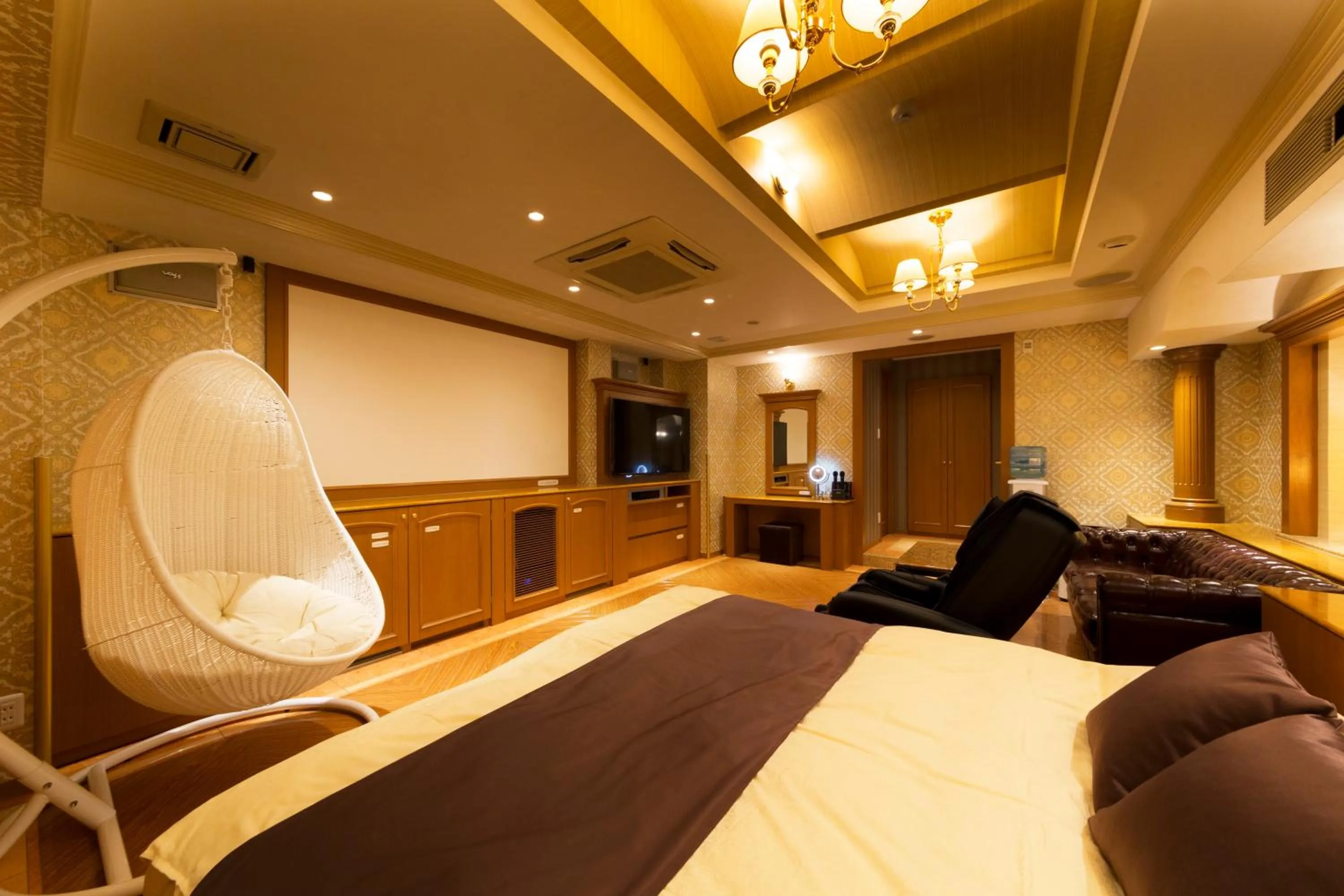 Bed in Hotel Luna Ikeda (Adult Only)