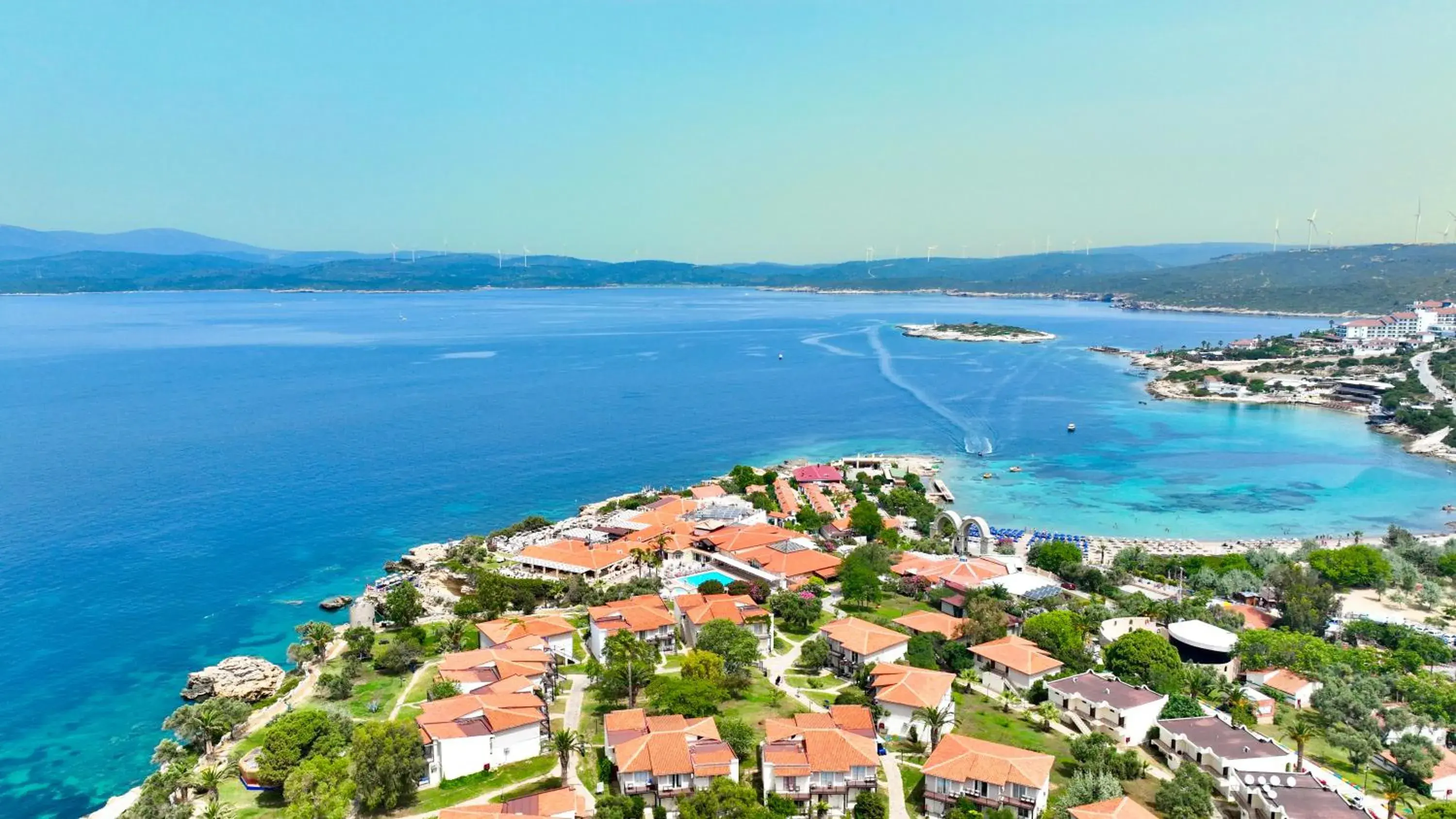 Bird's eye view in Club Resort Atlantis Bird's eye view in Club Resort Atlantis