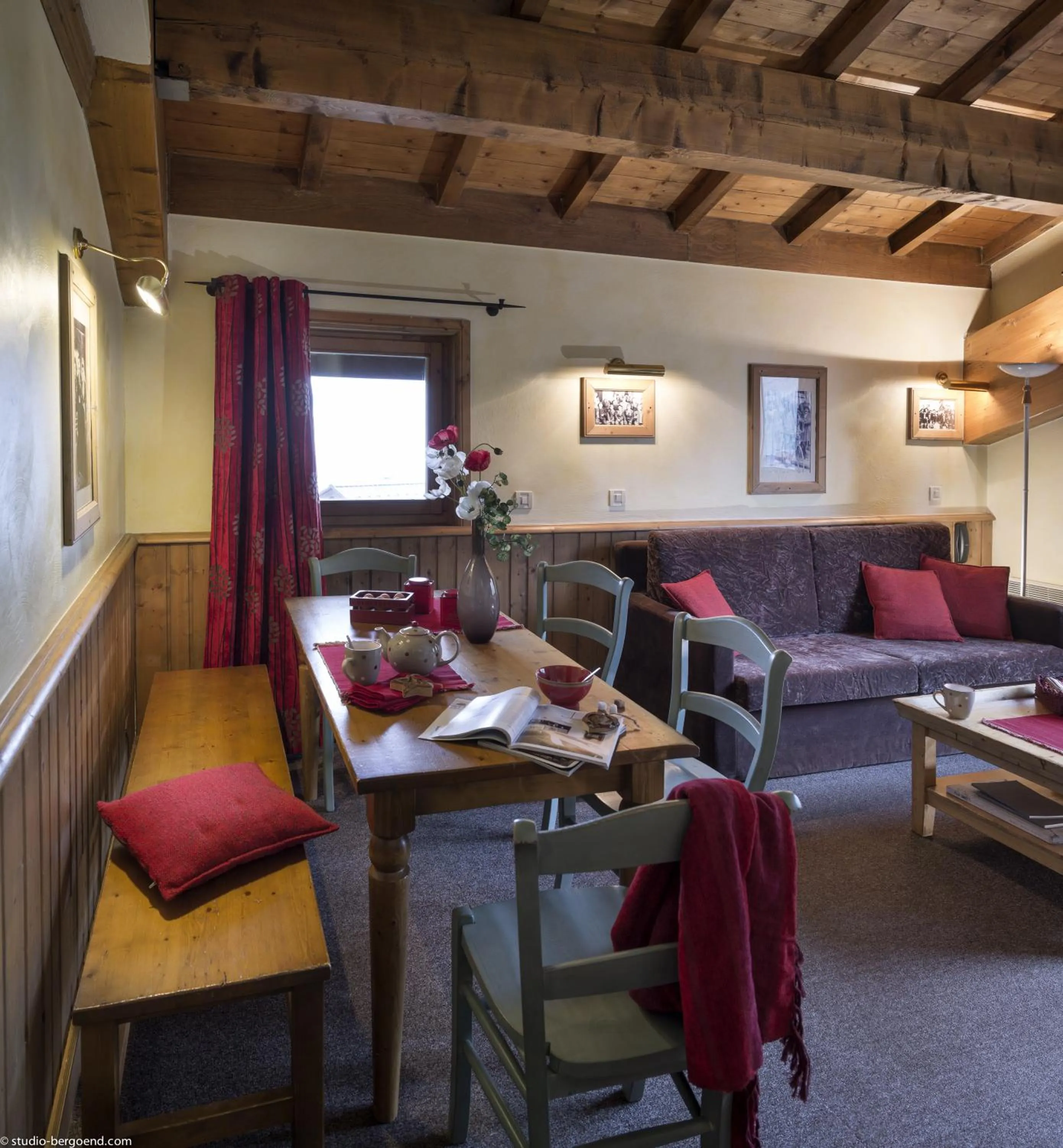 Living room in Résidences Village Montana by Les Etincelles