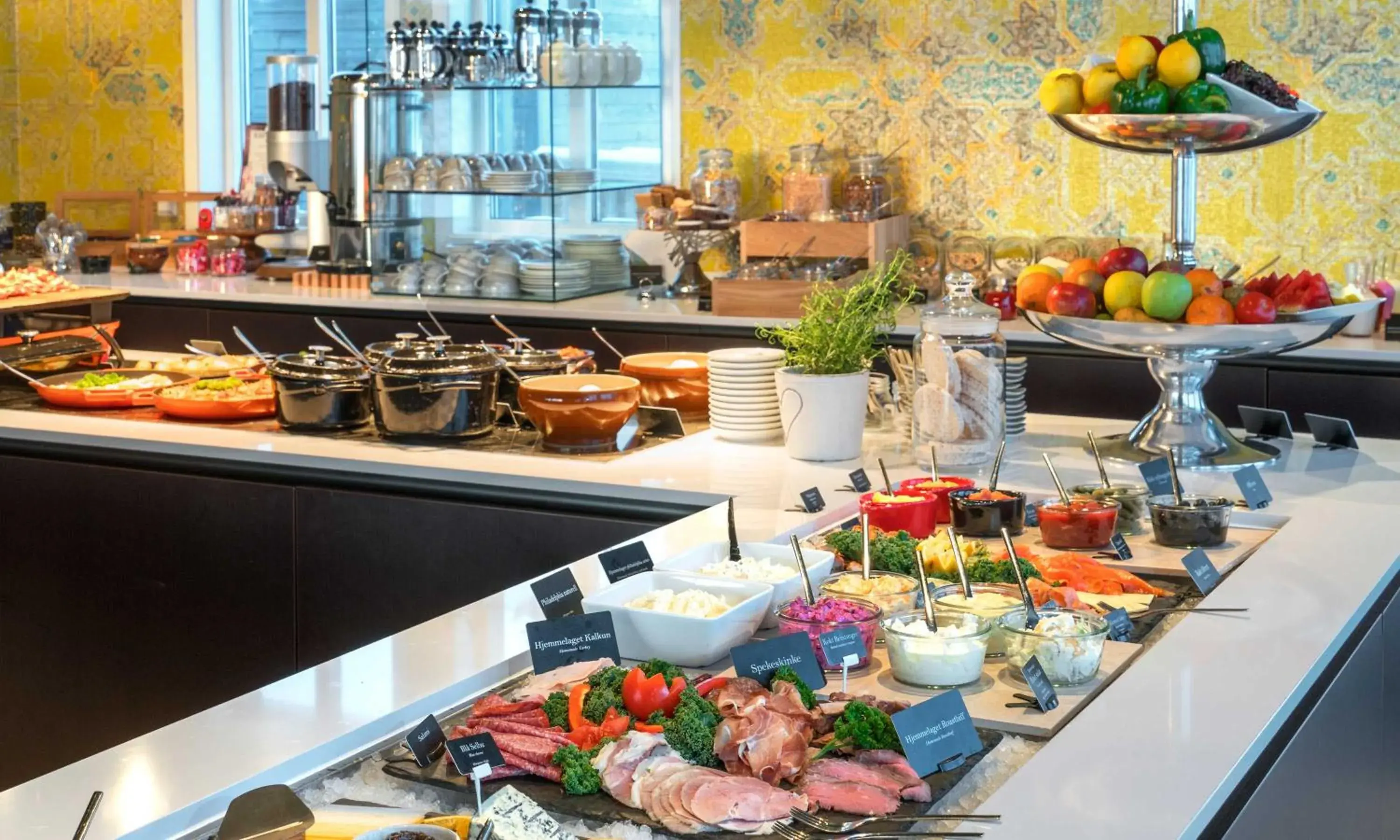 Buffet breakfast in Thon Hotel Kautokeino Buffet breakfast in Thon Hotel Kautokeino