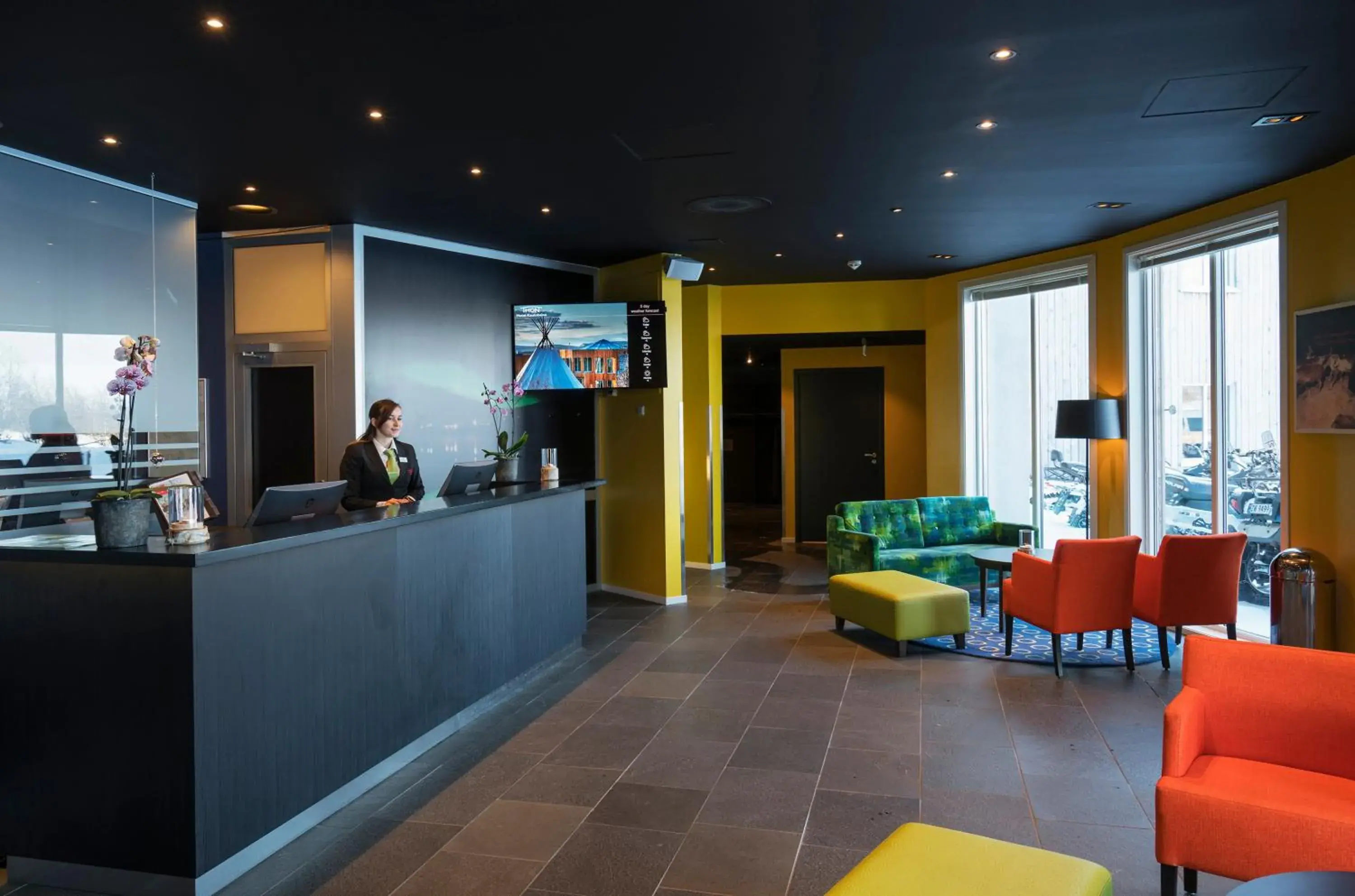 Lobby or reception in Thon Hotel Kautokeino Lobby or reception in Thon Hotel Kautokeino